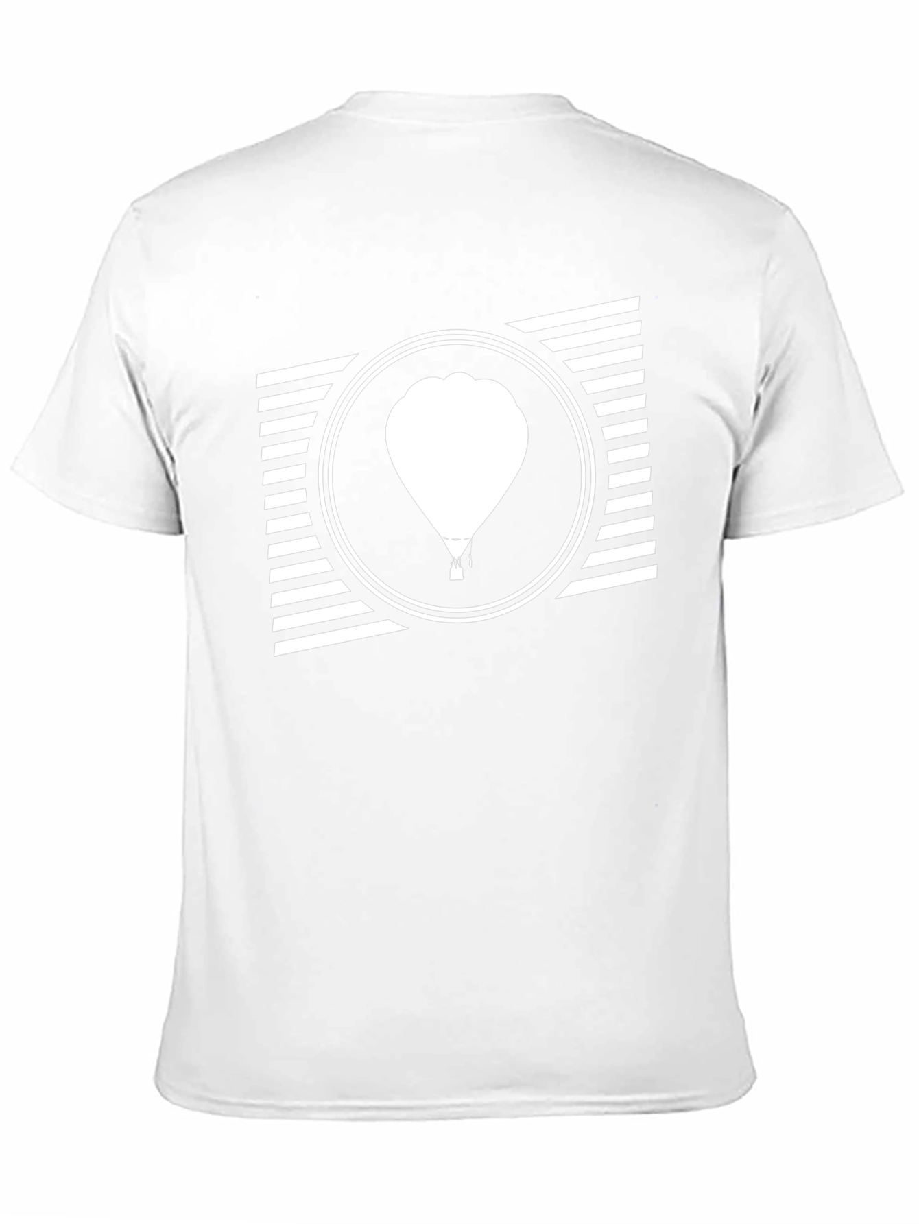 Balloon Graphic Tee - Mens Black Cotton T-Shirt