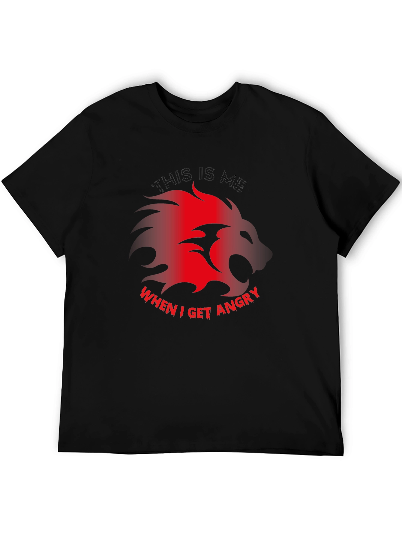 Angry Lion Graphic Tee - This is Me When I Get Angry