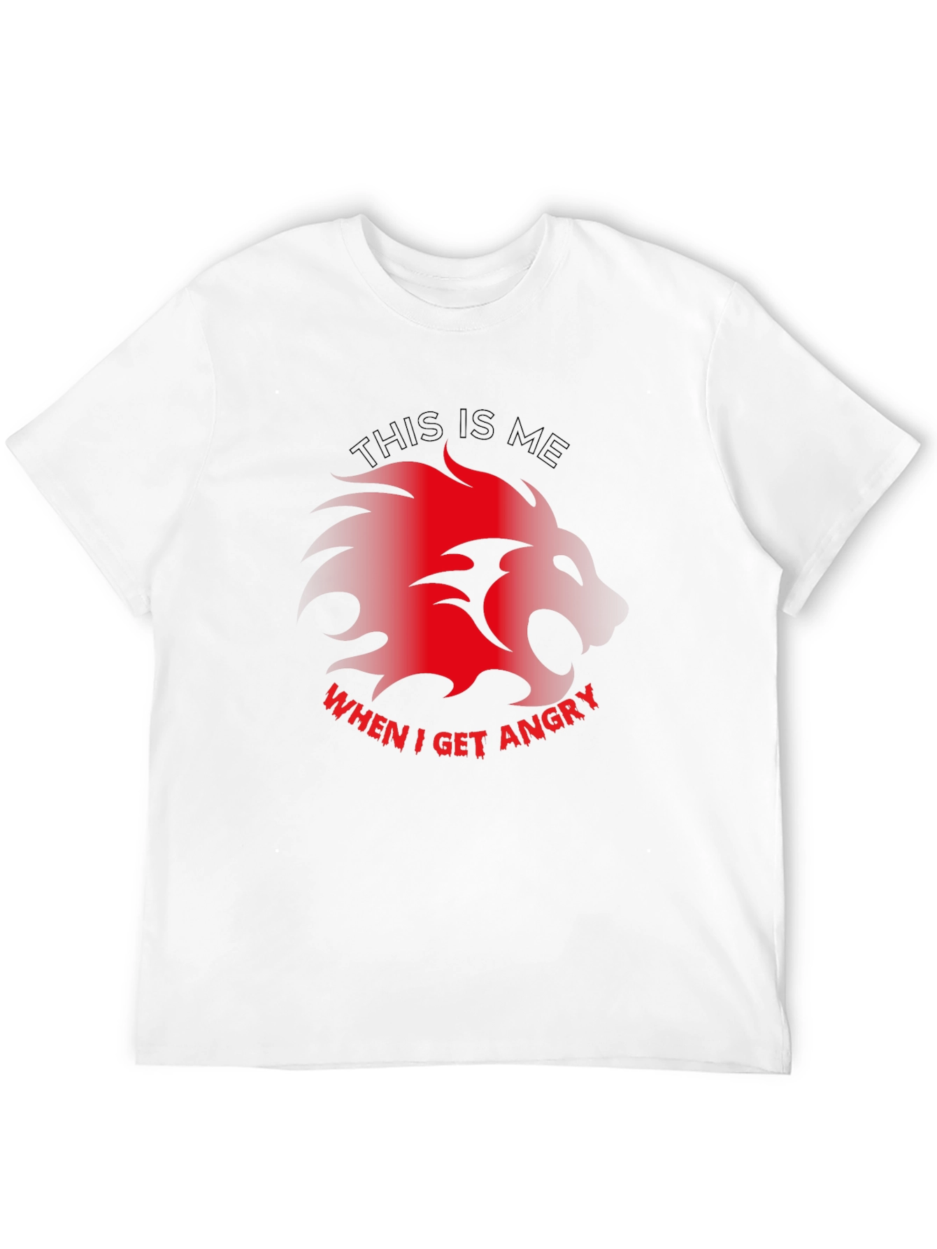 Angry Lion Graphic Tee - This is Me When I Get Angry