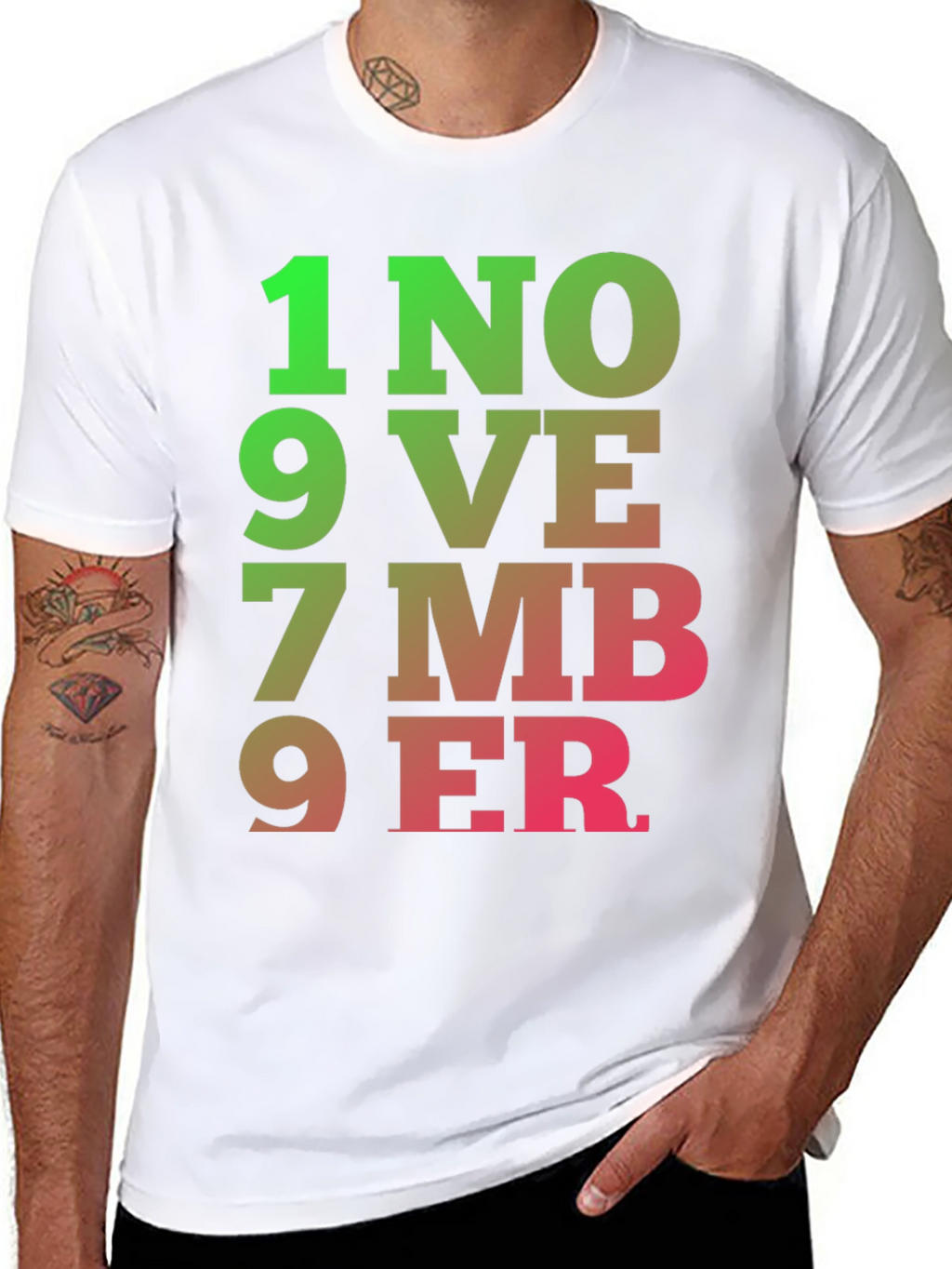 1 November 1979 T-Shirt Birthday Gift
