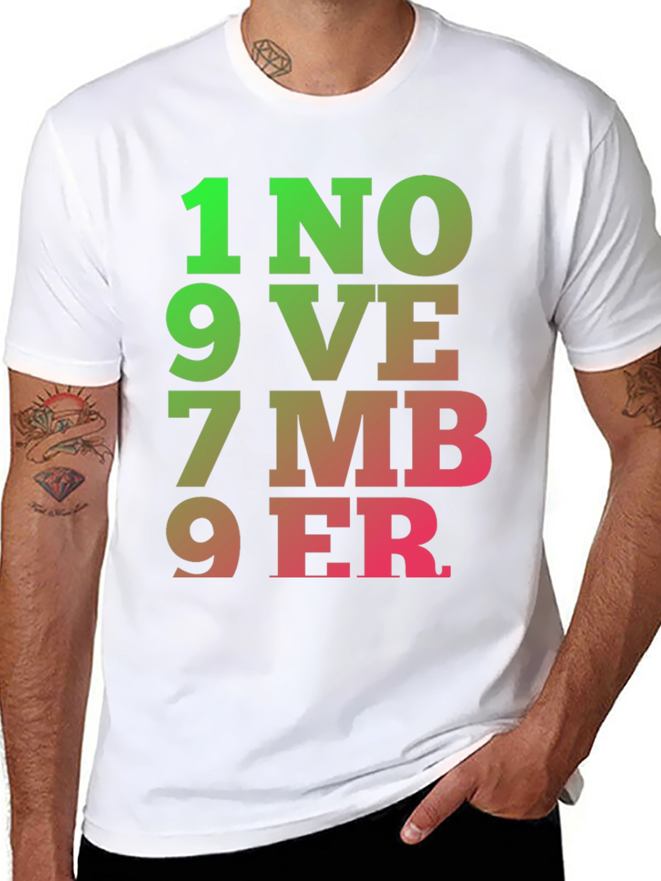 1 November 1979 T-Shirt Birthday Gift