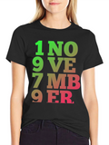 1 November 1979 T-Shirt Birthday Gift