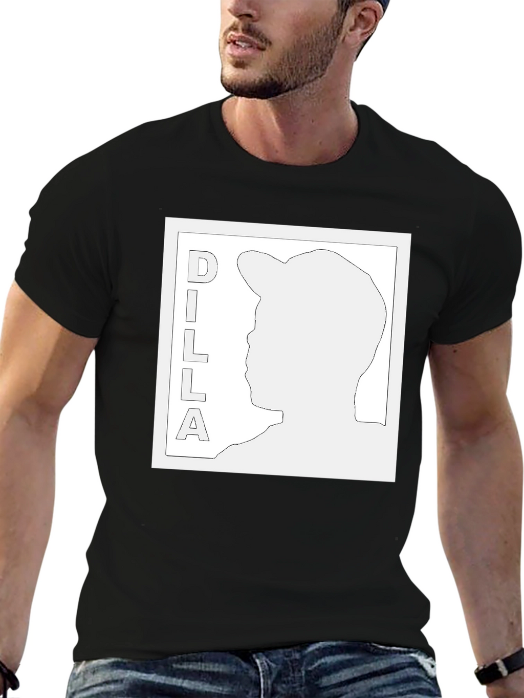 Dilla Graphic Tee - Stylish Black T-Shirt