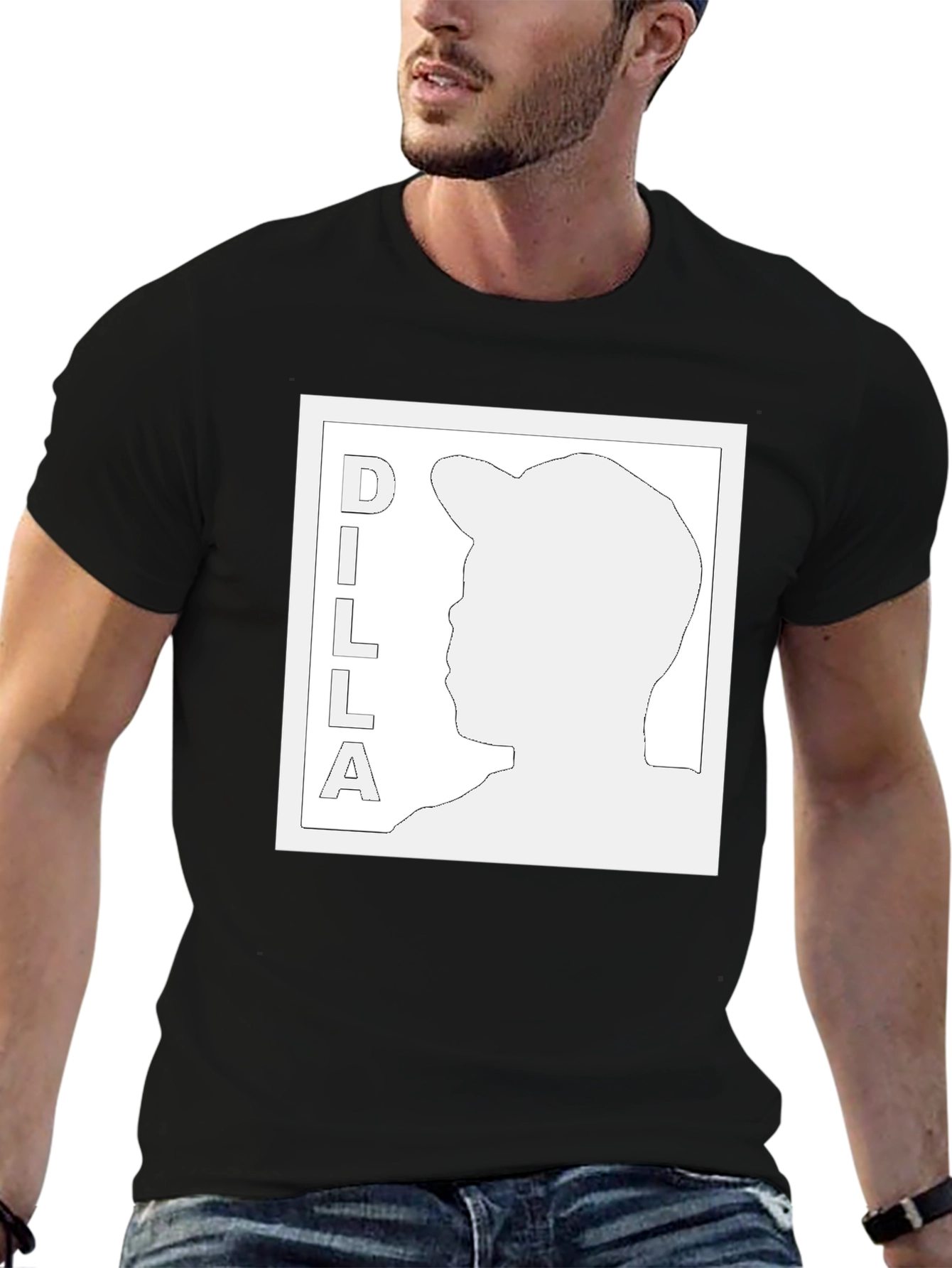 Dilla Graphic Tee - Stylish Black T-Shirt