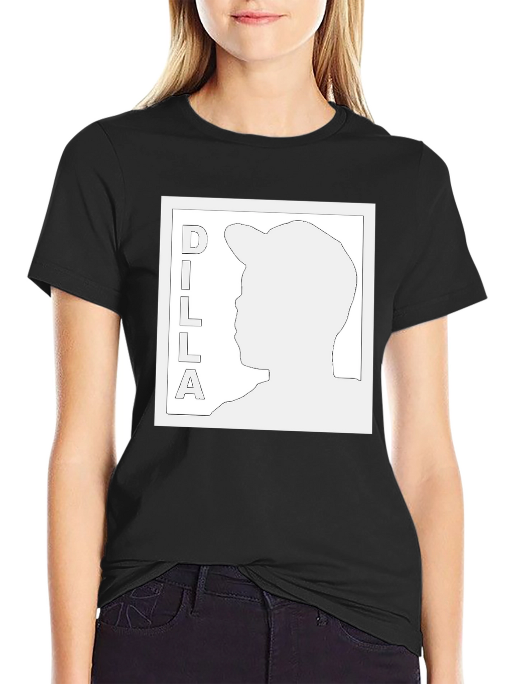 Dilla Graphic Tee - Stylish Black T-Shirt