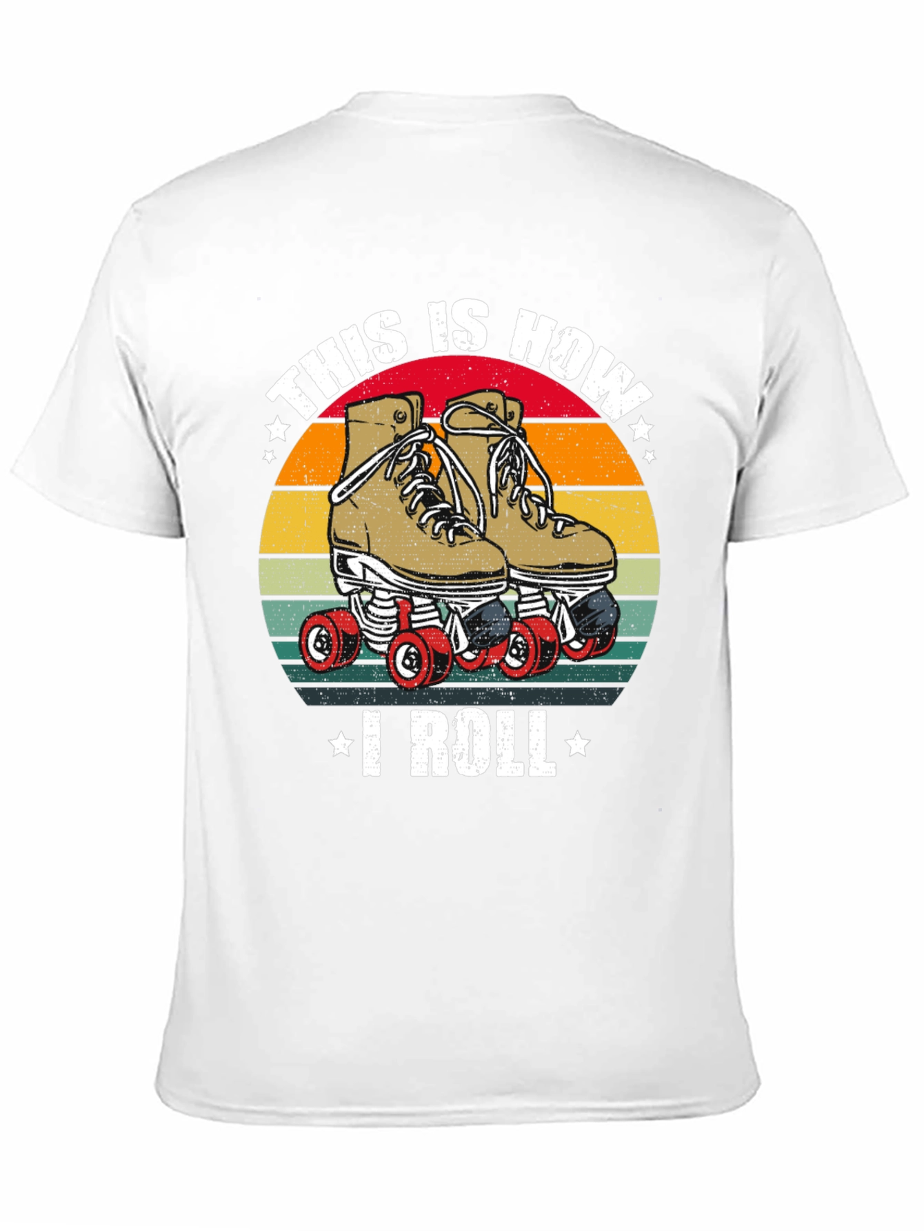 This Is How I Roll T-Shirt - Vintage Roller Skate Design