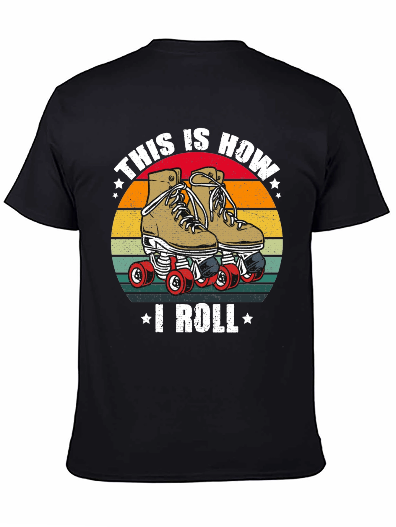 This Is How I Roll T-Shirt - Vintage Roller Skate Design