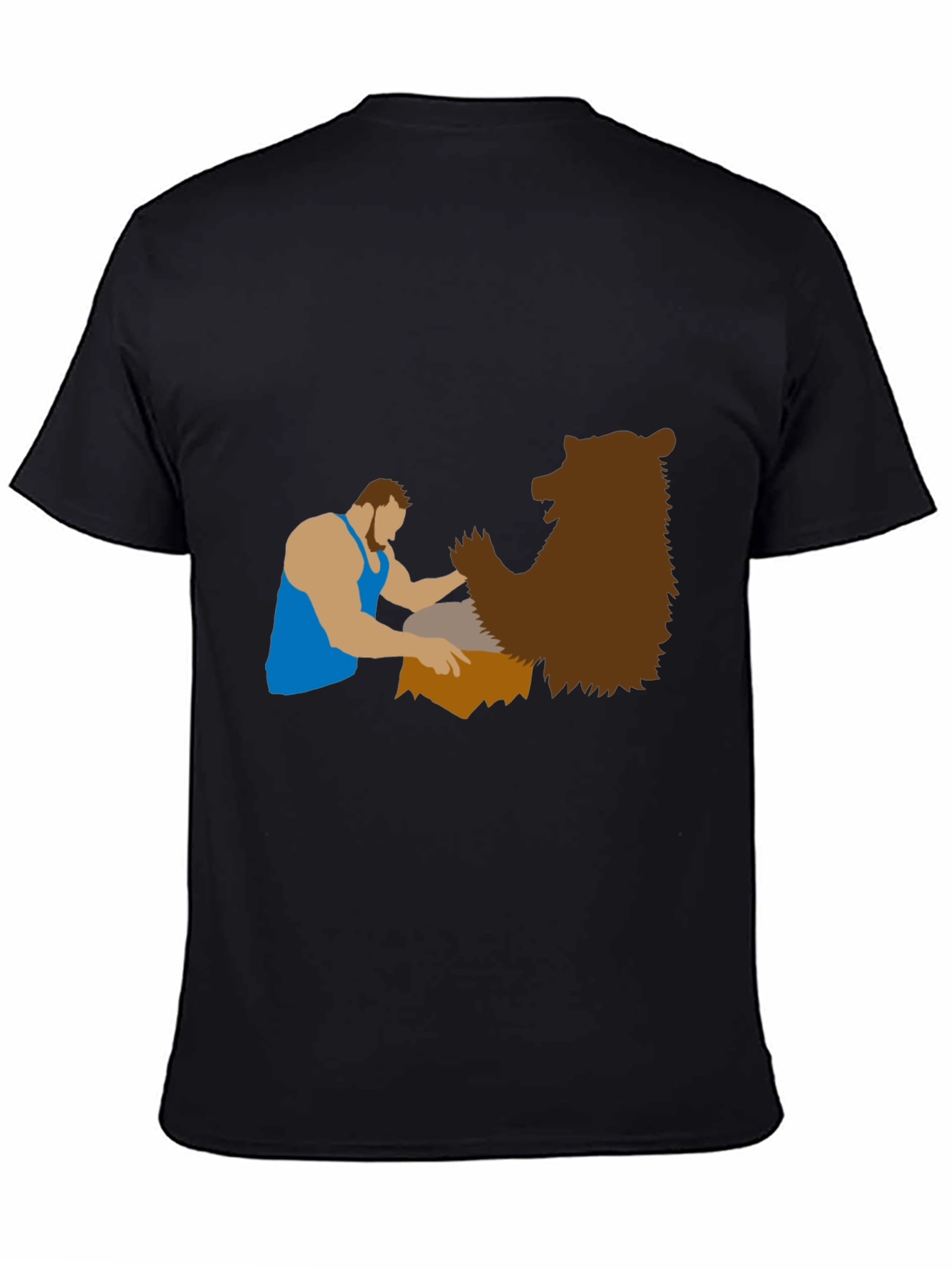 Lumberjack & Bear Graphic Tee - Black T-Shirt