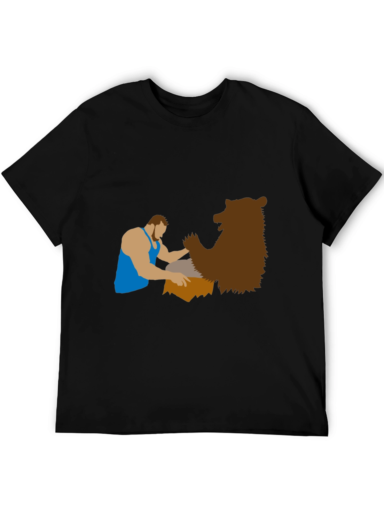Lumberjack & Bear Graphic Tee - Black T-Shirt