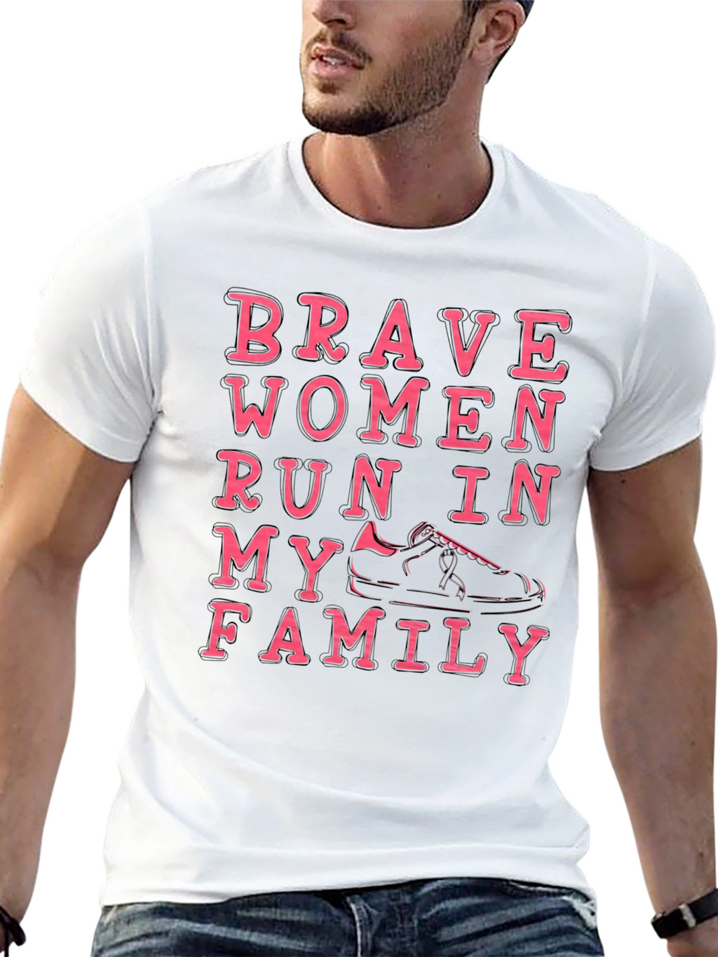 Brave Women Run in My Family T-Shirt