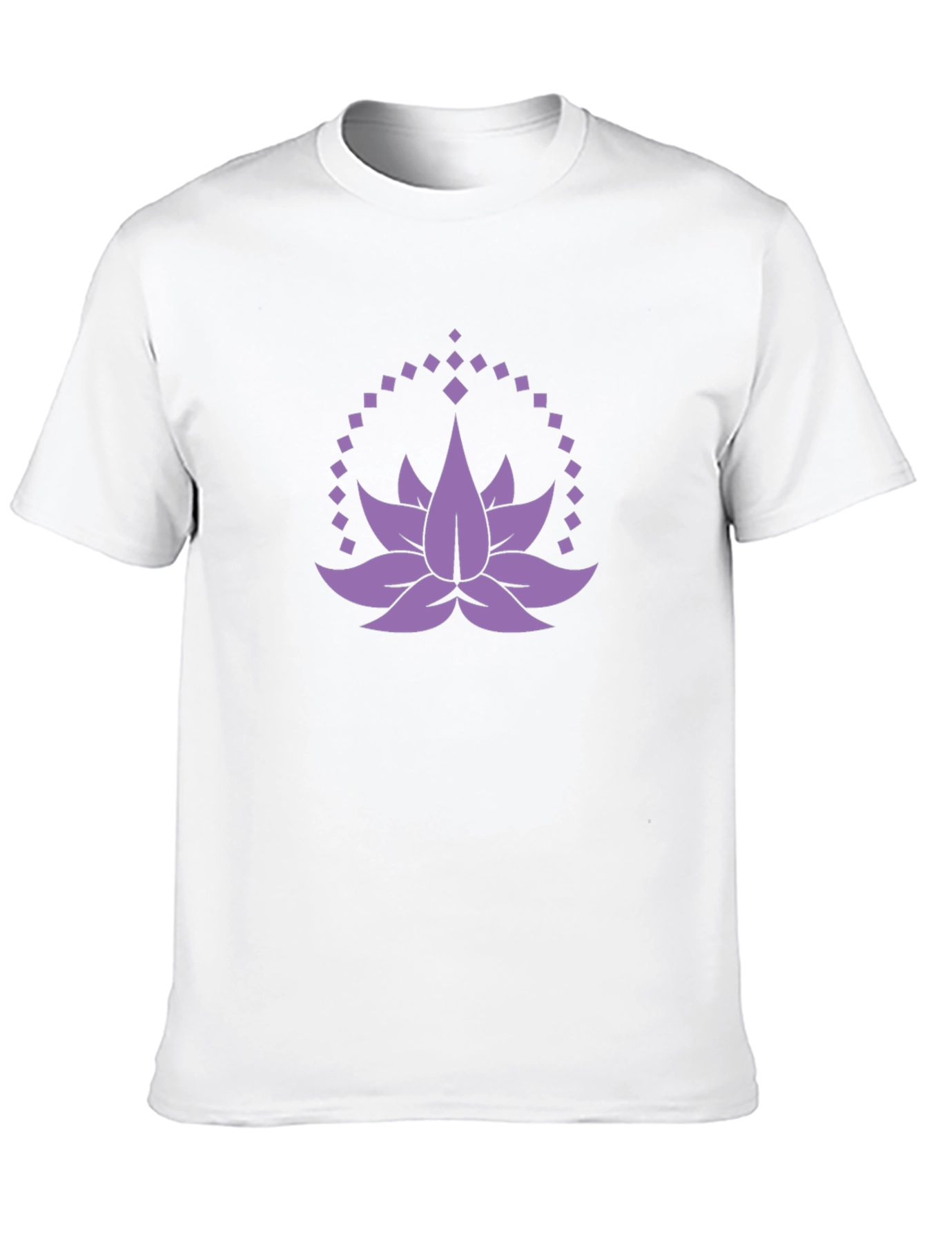 Lotus Flower Graphic Tee - Mens Black T-Shirt