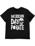 Modern Day Pirate Graphic T-Shirt