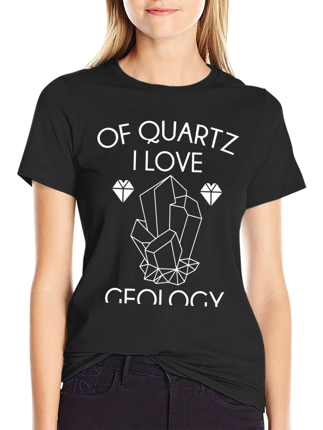 Quartz Geology Graphic T-Shirt - Mineral Lover Tee