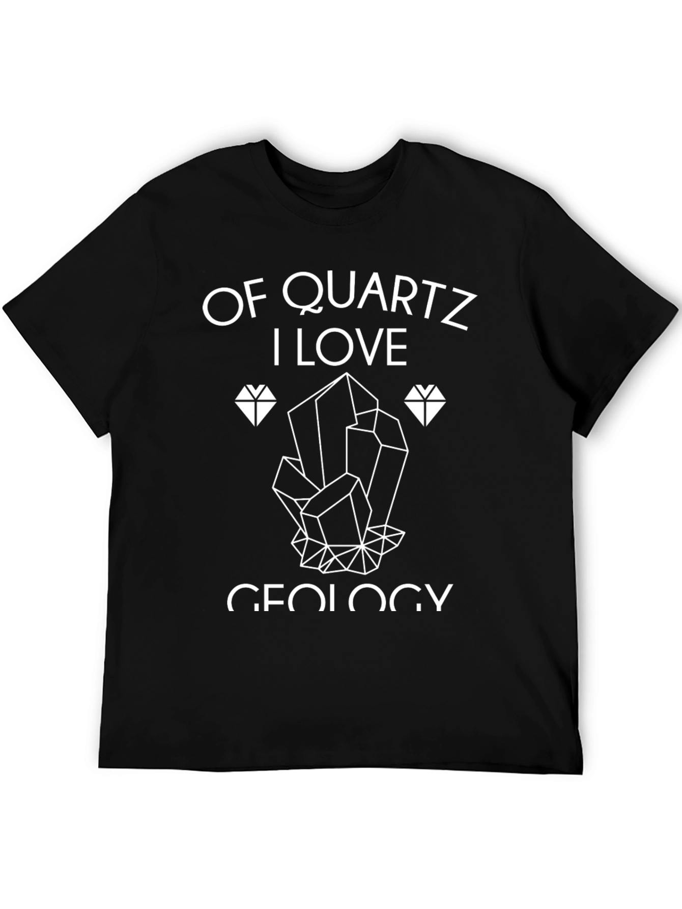 Quartz Geology Graphic T-Shirt - Mineral Lover Tee