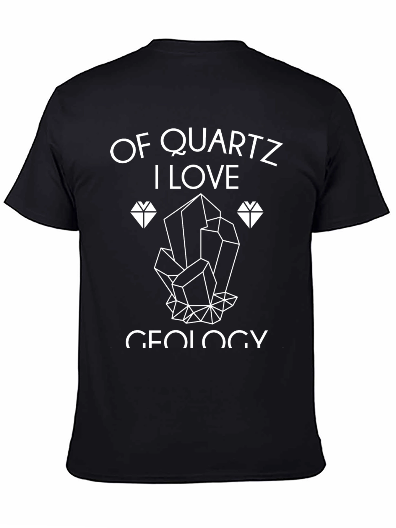 Quartz Geology Graphic T-Shirt - Mineral Lover Tee