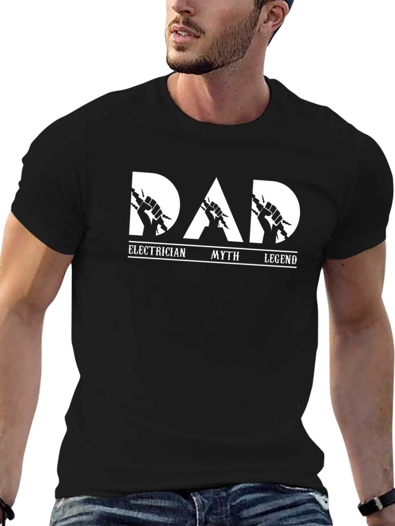 Electrician Dad T-Shirt: Legend Myth Tee