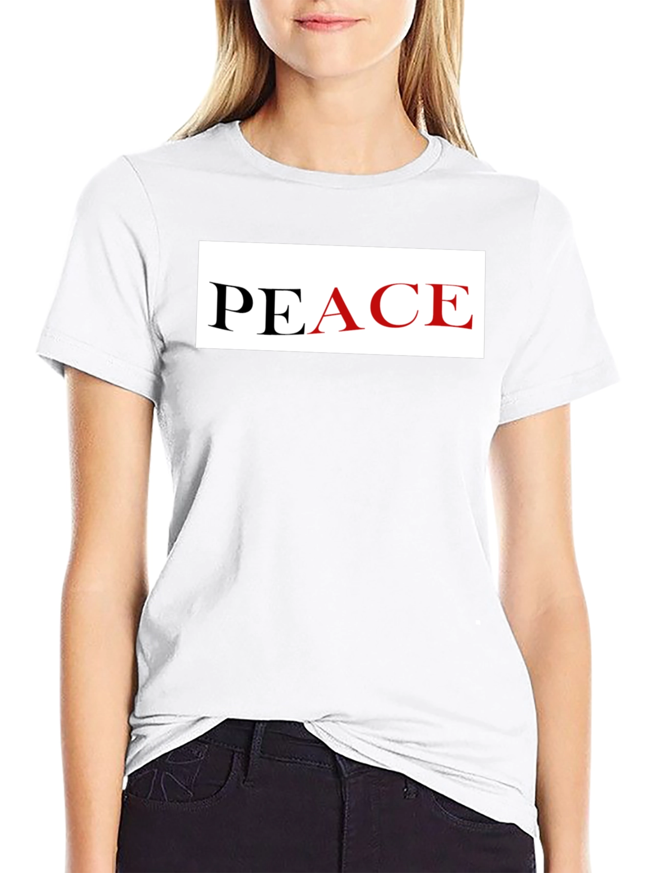 Peace Graphic Tee - Stylish Comfort Bold Statement