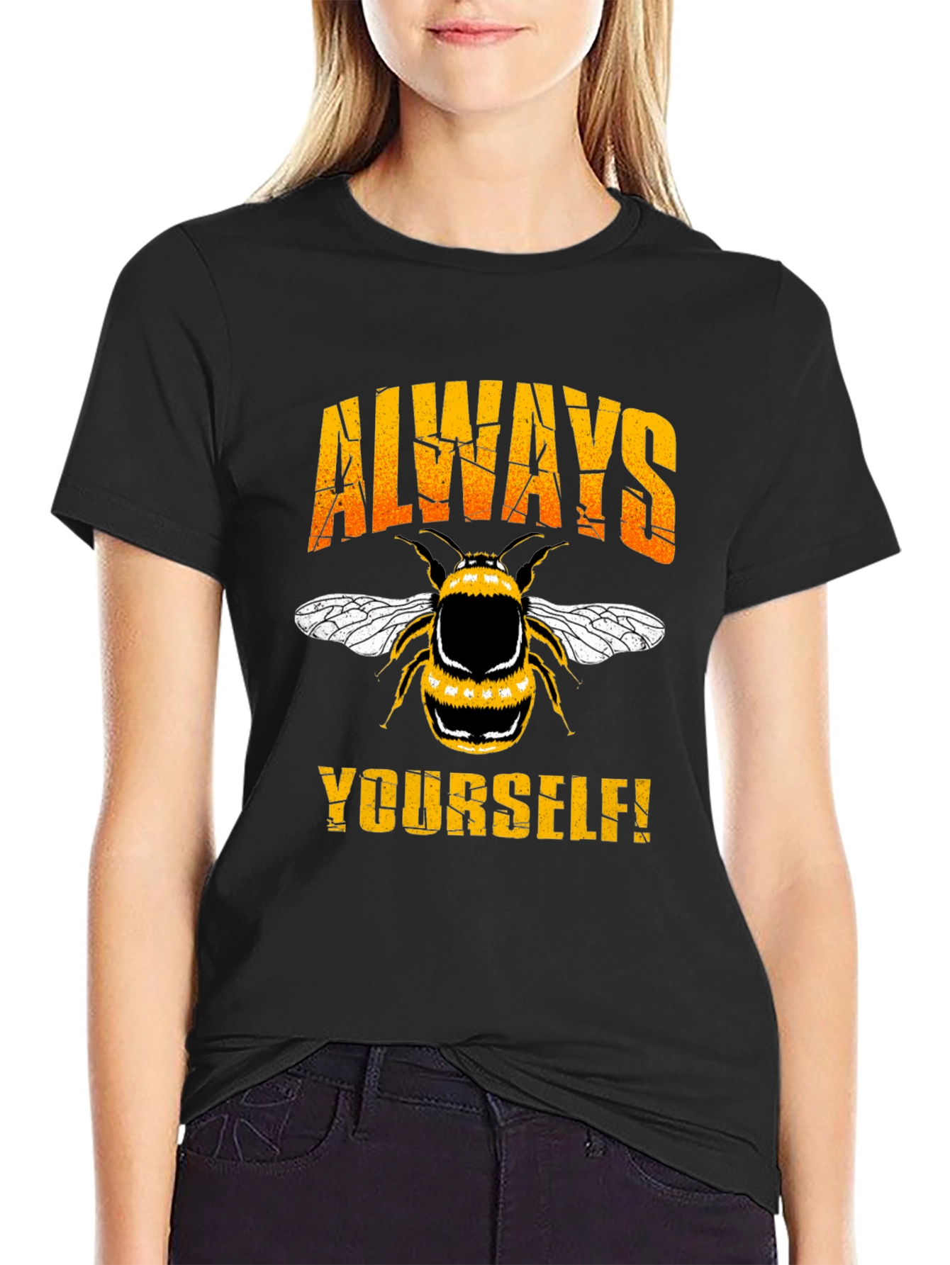 Always Bee Yourself T-Shirt - Motivational Bee Graphic Tee