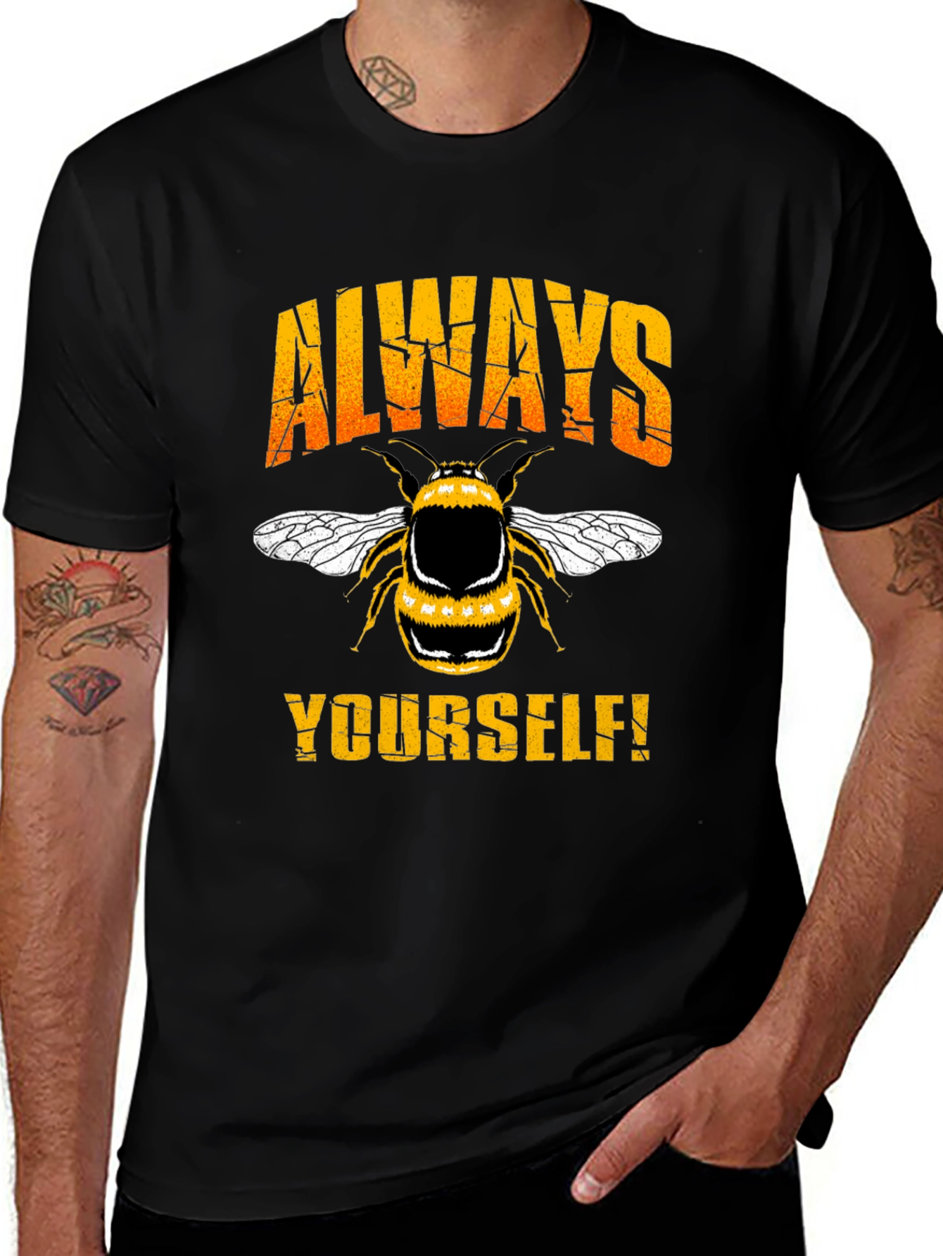 Always Bee Yourself T-Shirt - Motivational Bee Graphic Tee
