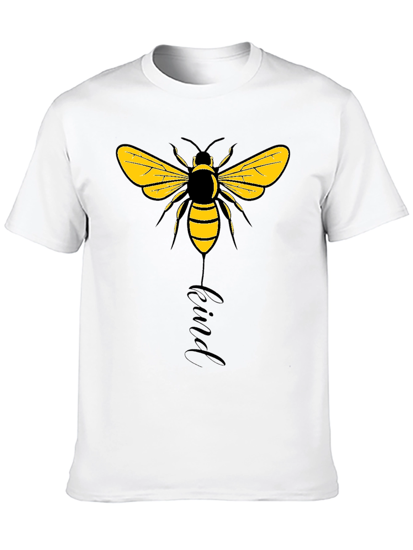 Bee Kind Graphic Tee - Black Short Sleeve Shirt