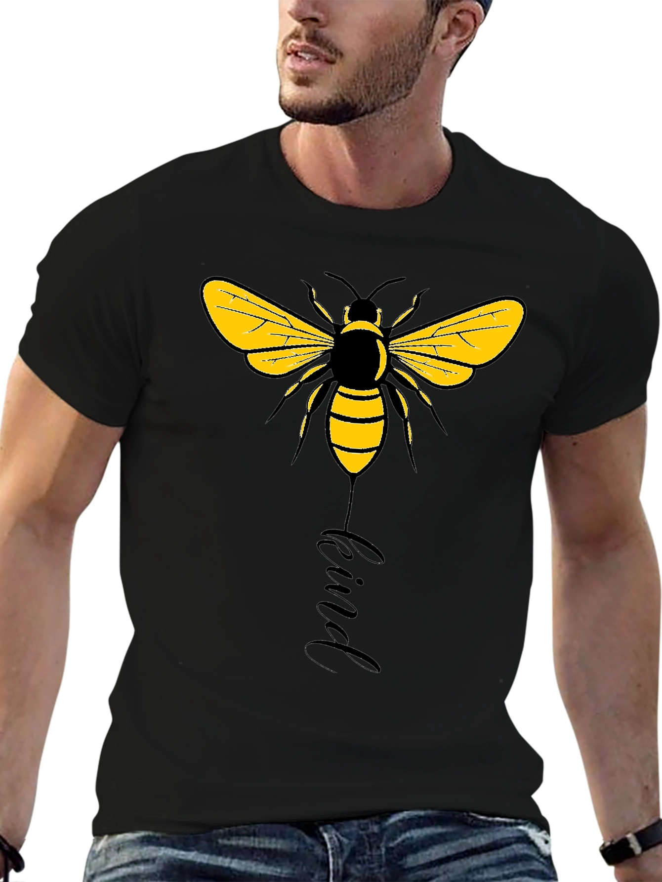 Bee Kind Graphic Tee - Black Short Sleeve Shirt