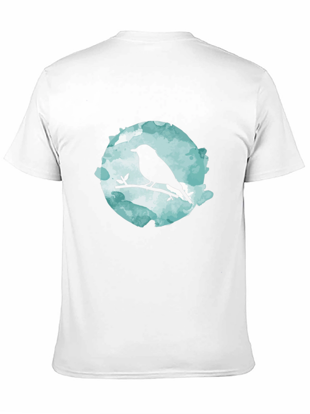 Bird Silhouette Graphic Black T-Shirt