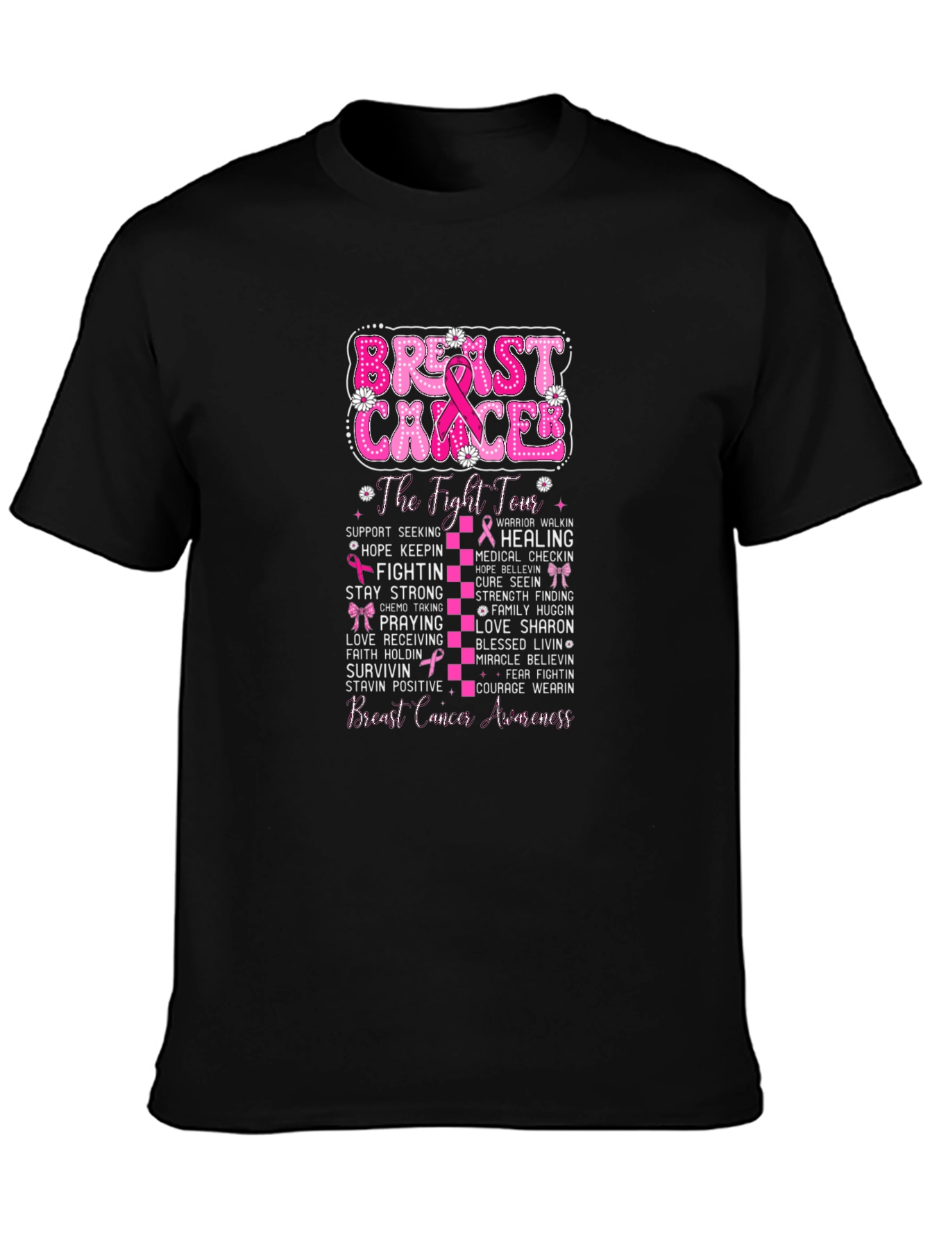 Breast Cancer Awareness T-Shirt - Fight Tour