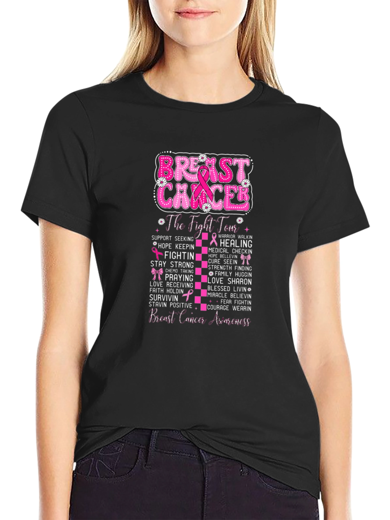 Breast Cancer Awareness T-Shirt - Fight Tour