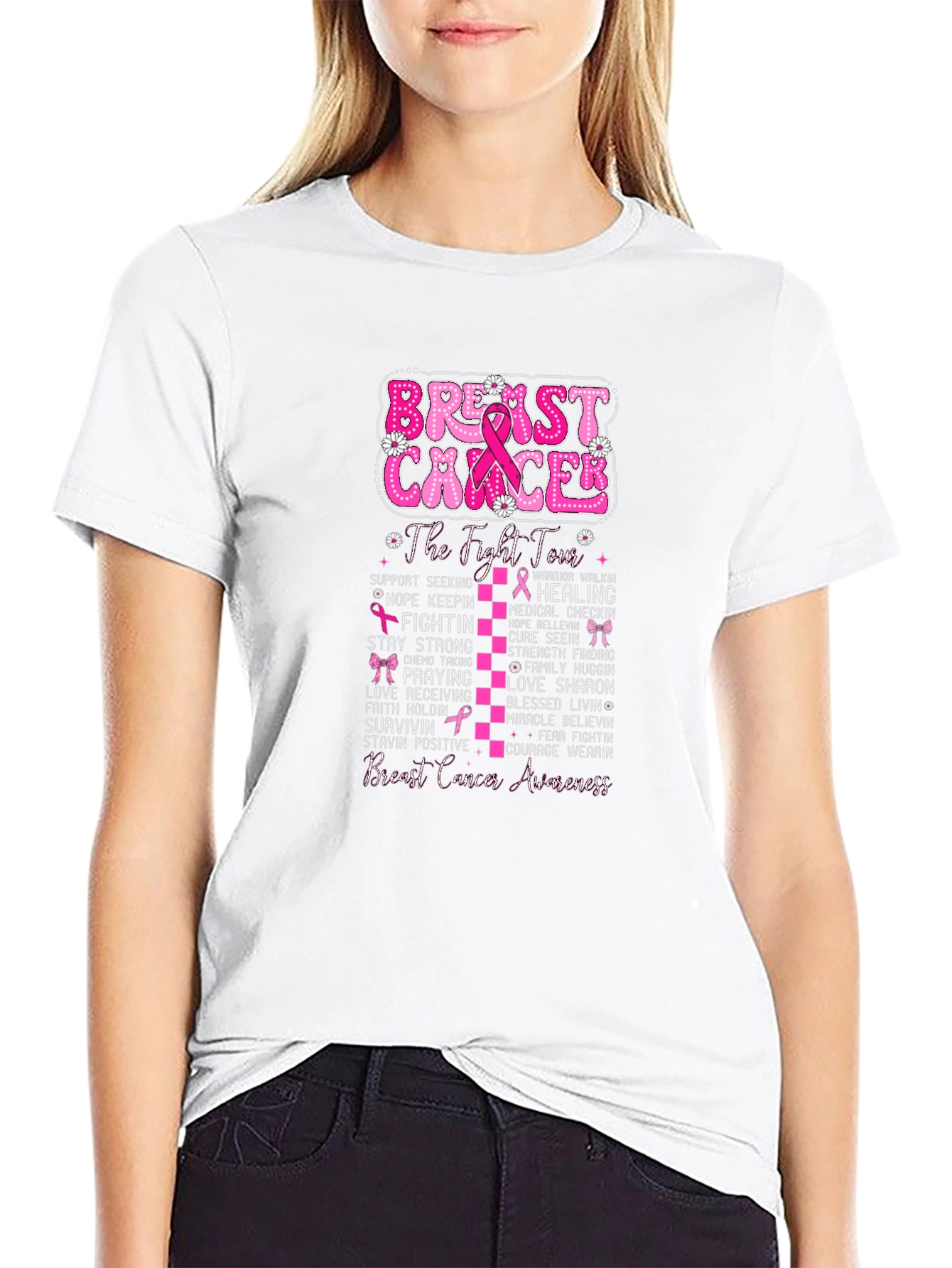 Breast Cancer Awareness T-Shirt - Fight Tour