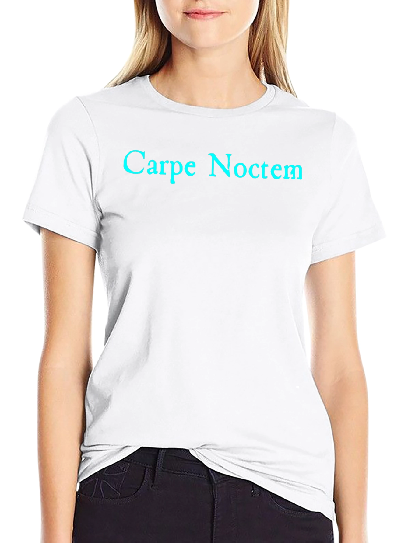 Carpe Noctem Graphic Tee - Black