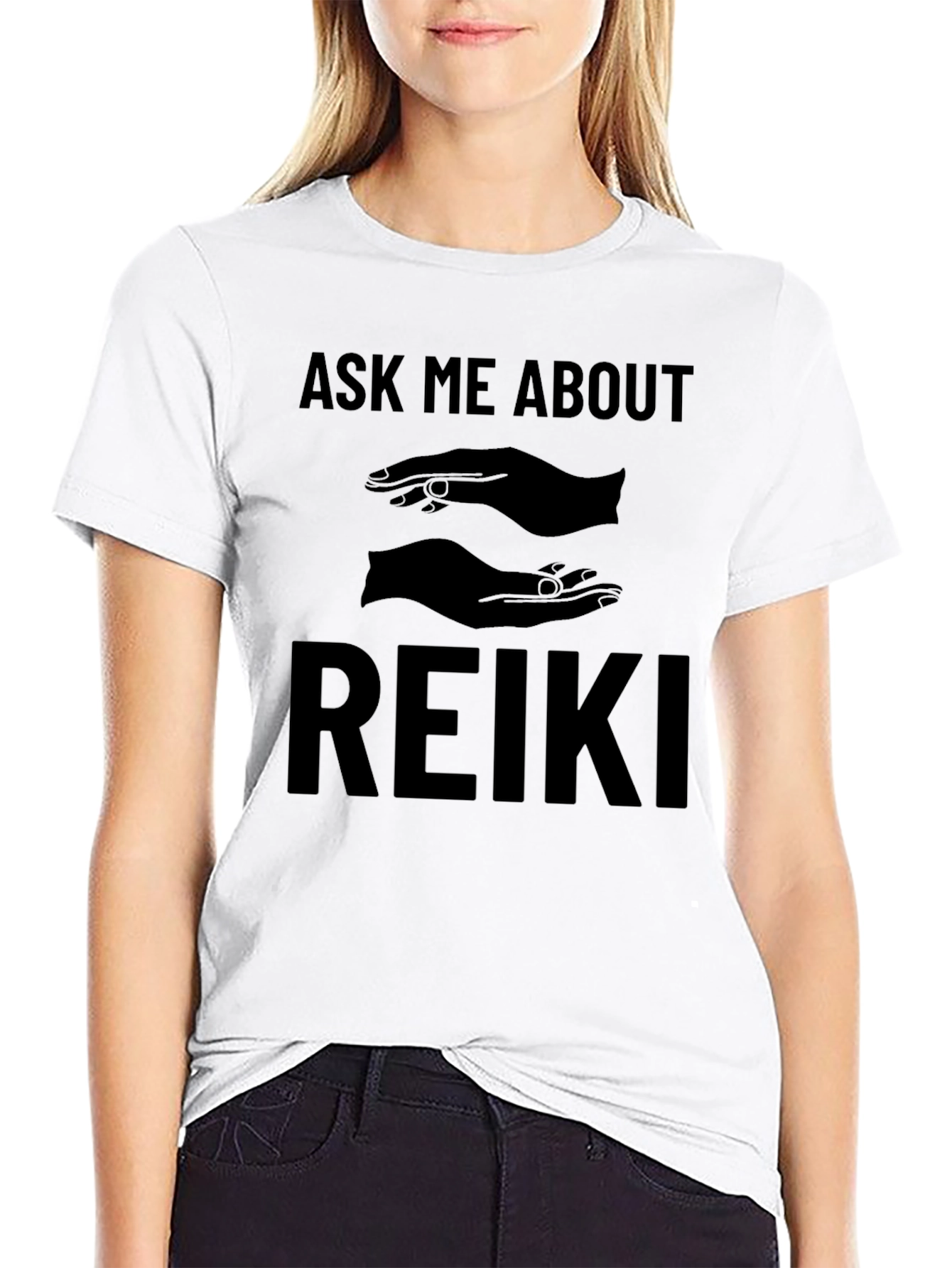 Ask Me About Reiki Graphic T-Shirt