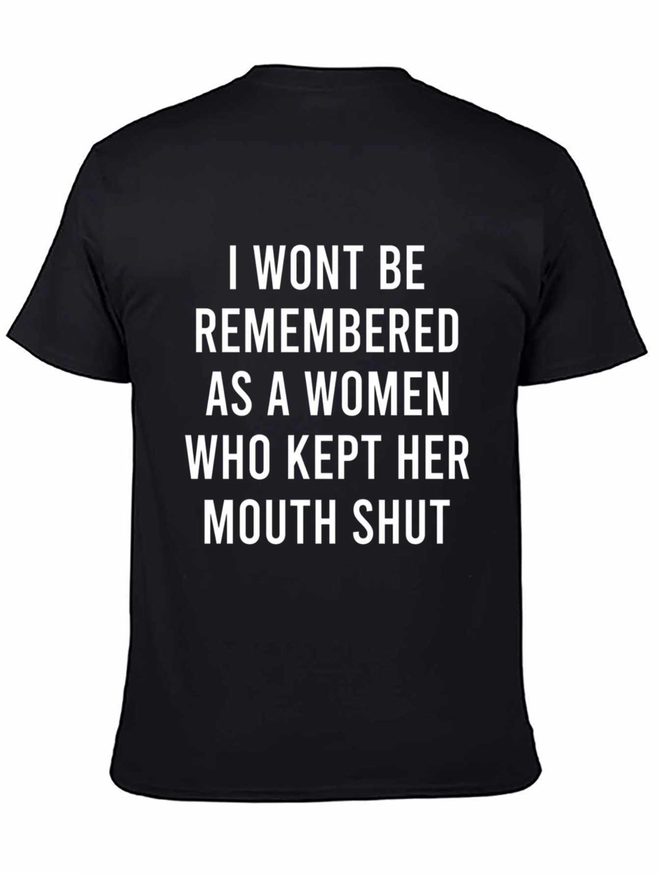 Bold Statement Tee: I Wont Be Silenced