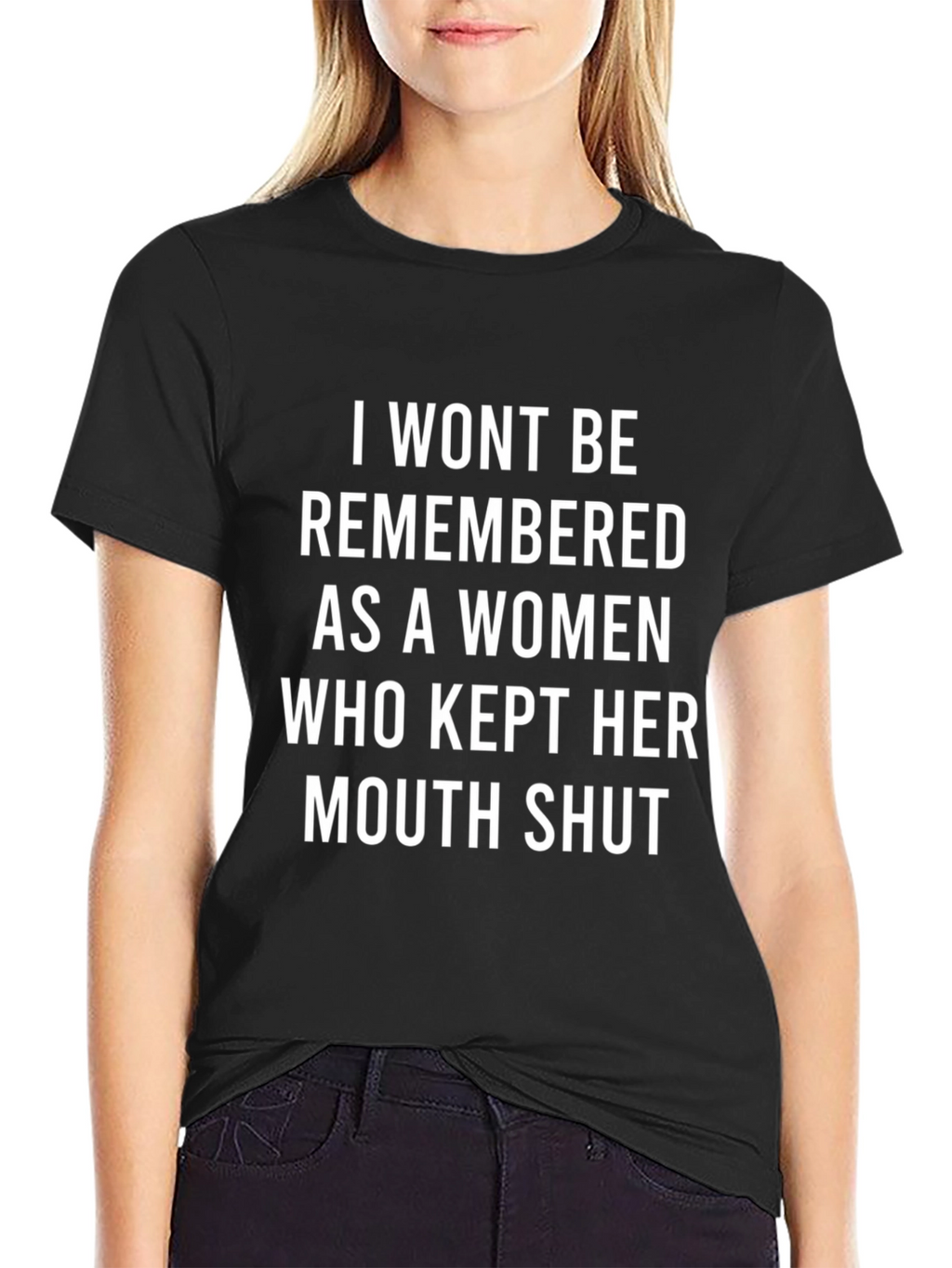 Bold Statement Tee: I Wont Be Silenced