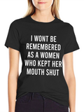 Bold Statement Tee: I Wont Be Silenced