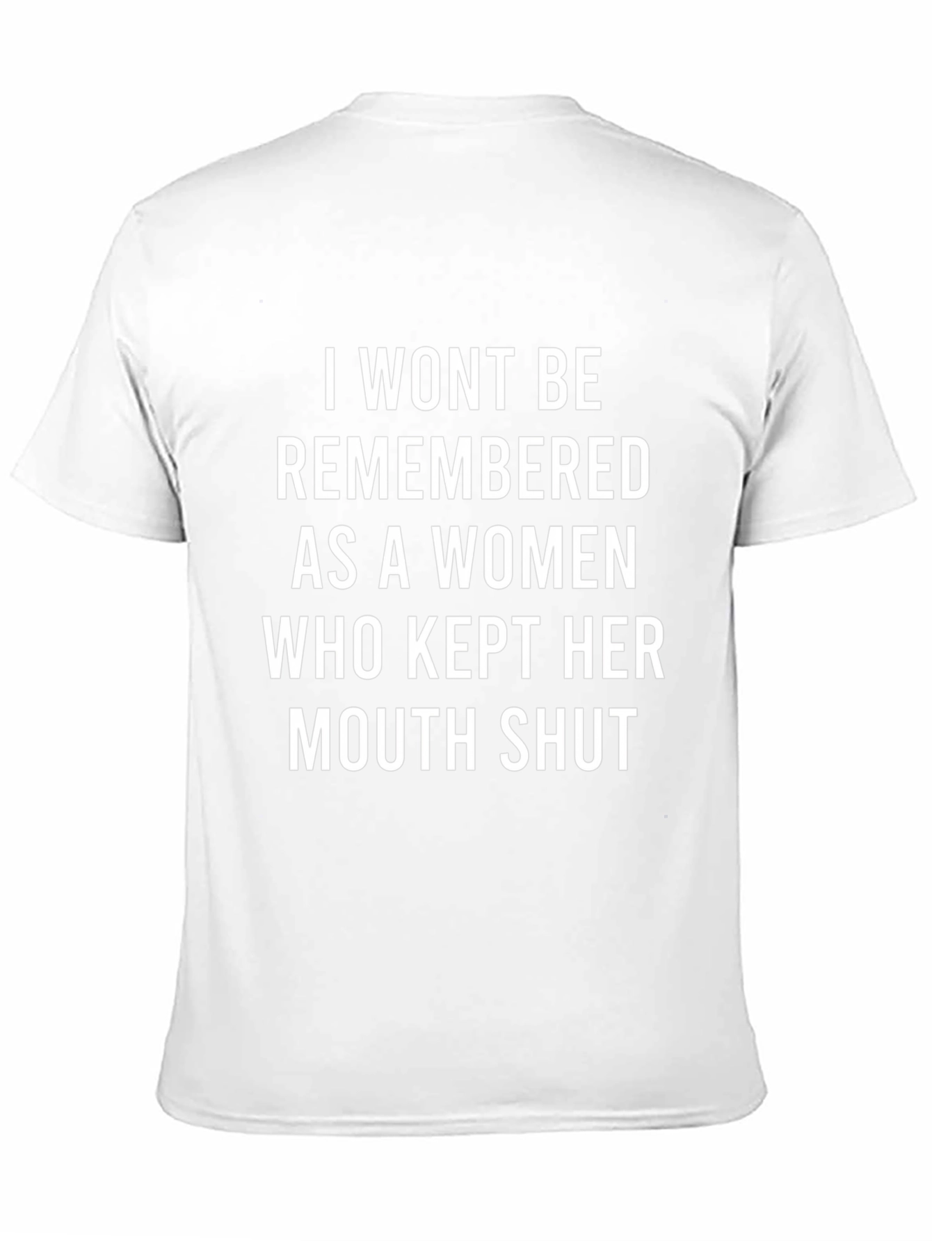 Bold Statement Tee: I Wont Be Silenced