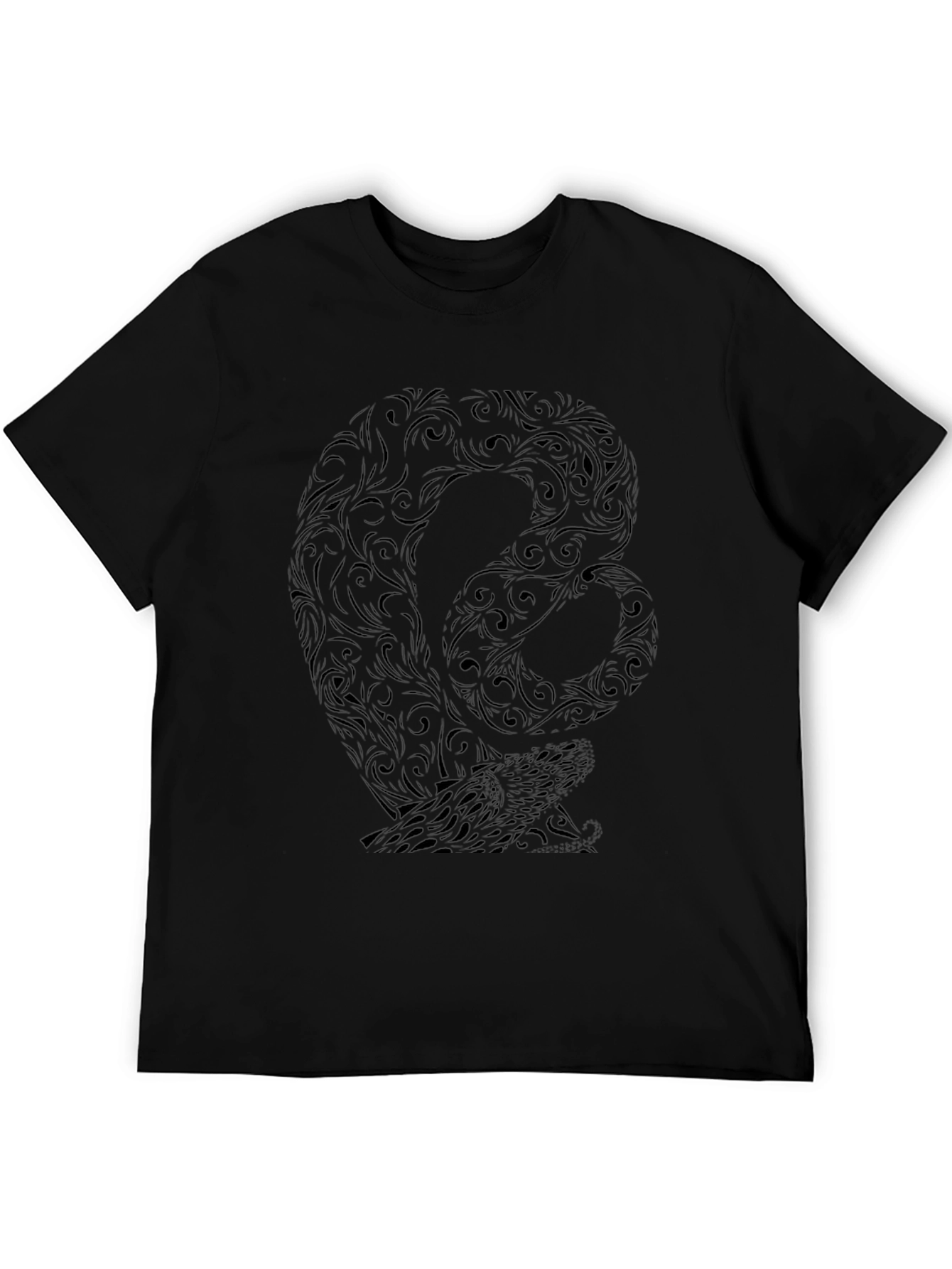 Black Turtle Graphic Tee - Unique Design