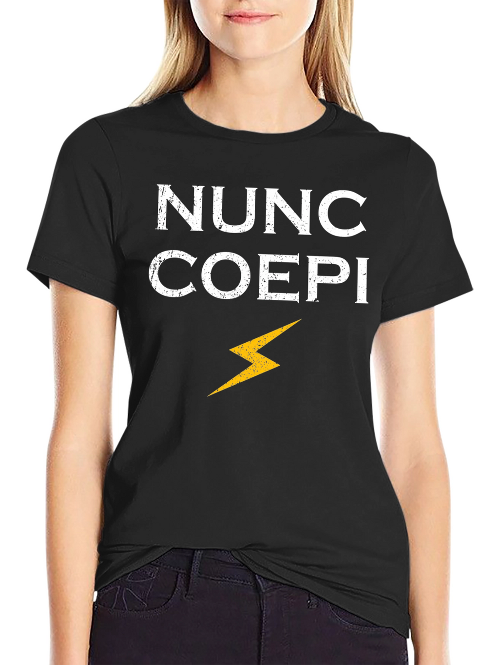 Nunc Coepi T-Shirt - Never Give Up