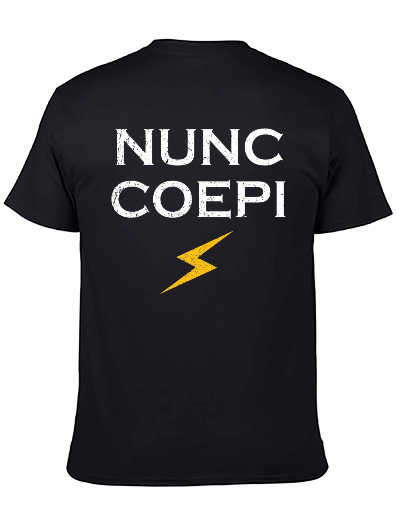 Nunc Coepi T-Shirt - Never Give Up