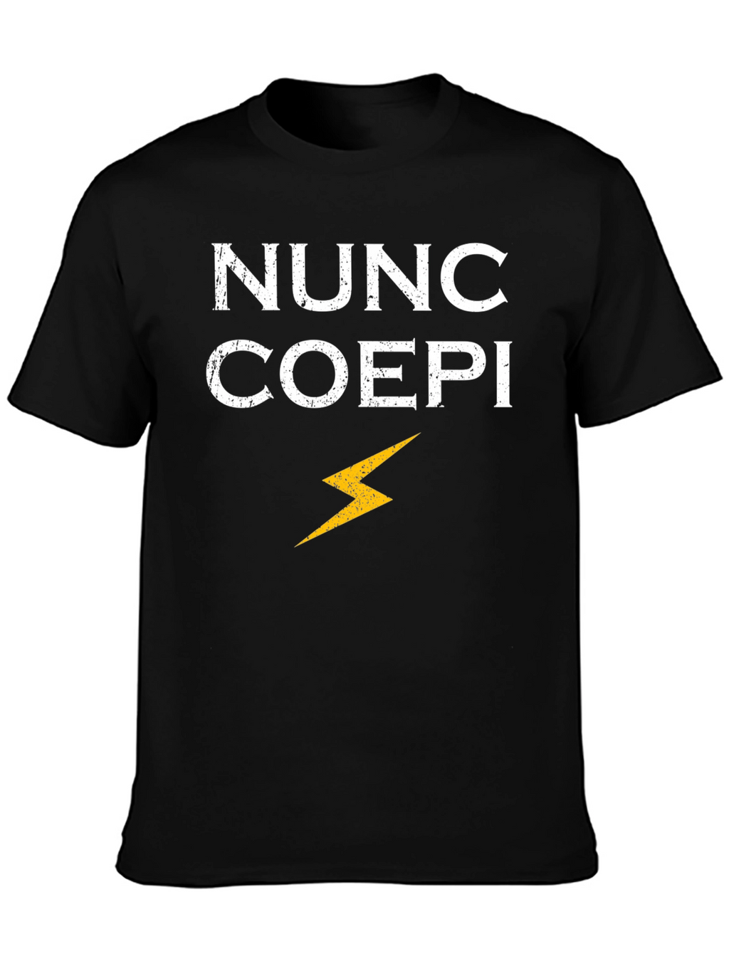 Nunc Coepi T-Shirt - Never Give Up