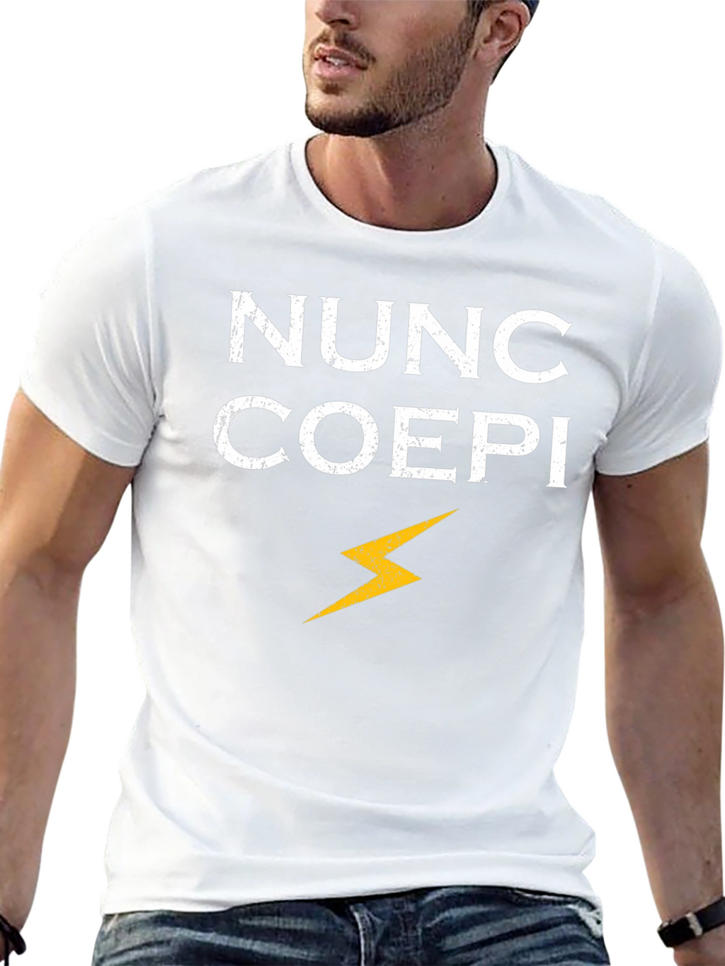 Nunc Coepi T-Shirt - Never Give Up