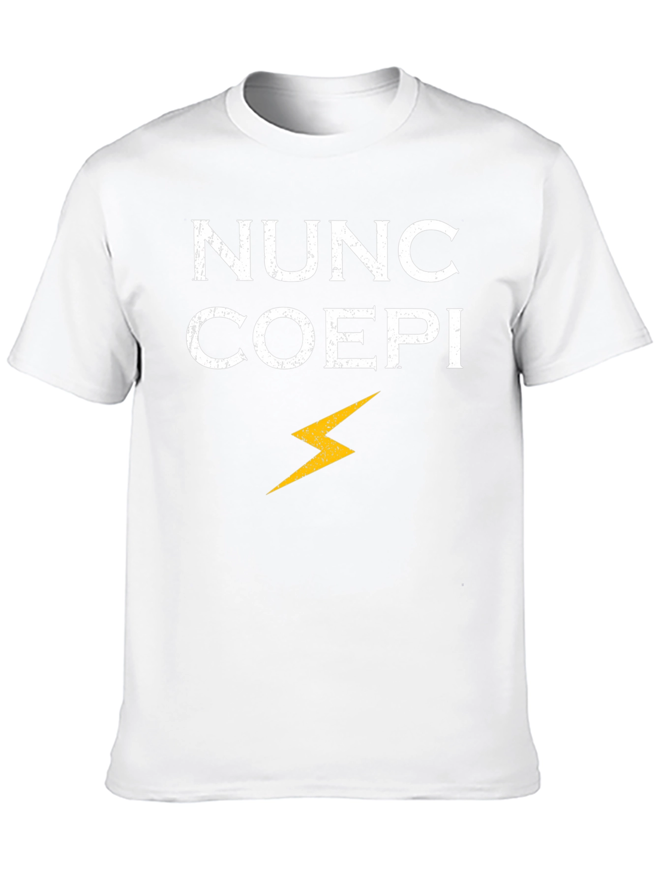 Nunc Coepi T-Shirt - Never Give Up