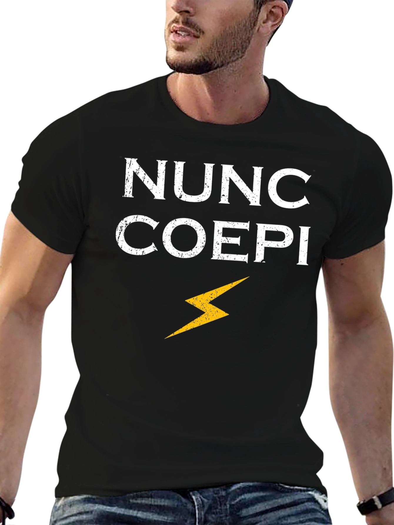 Nunc Coepi T-Shirt - Never Give Up