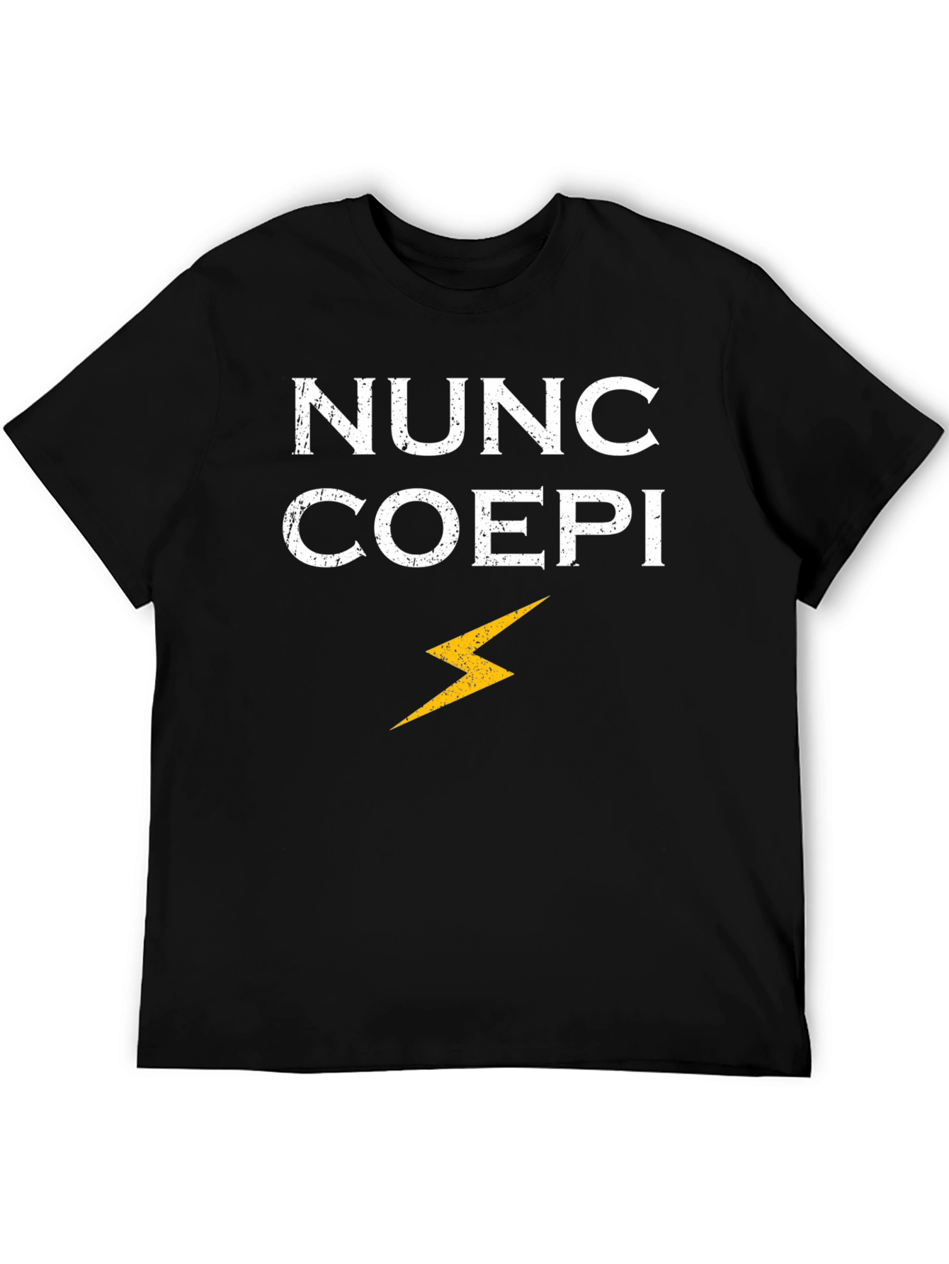 Nunc Coepi T-Shirt - Never Give Up