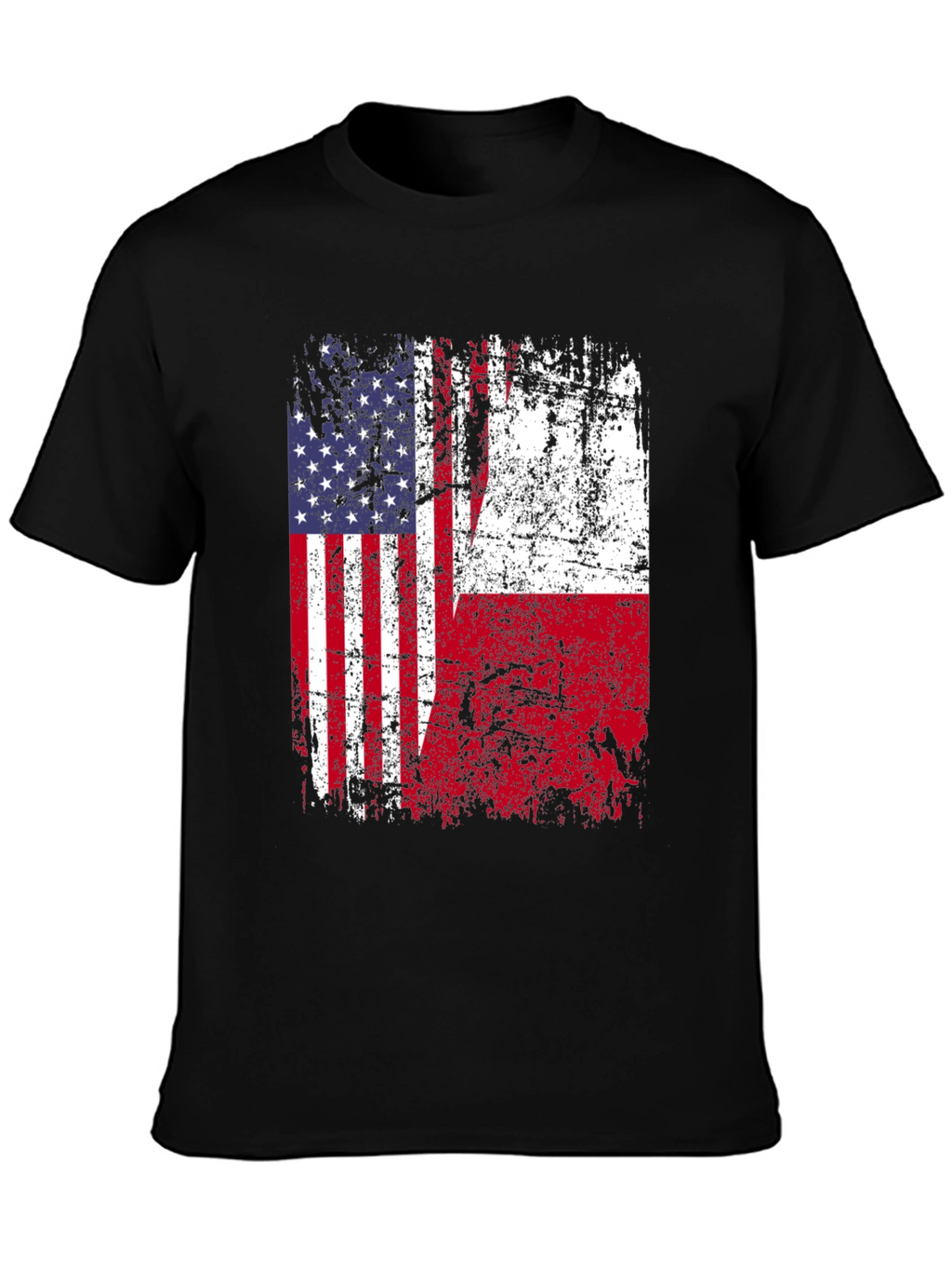 USA & Poland Flag T-Shirt