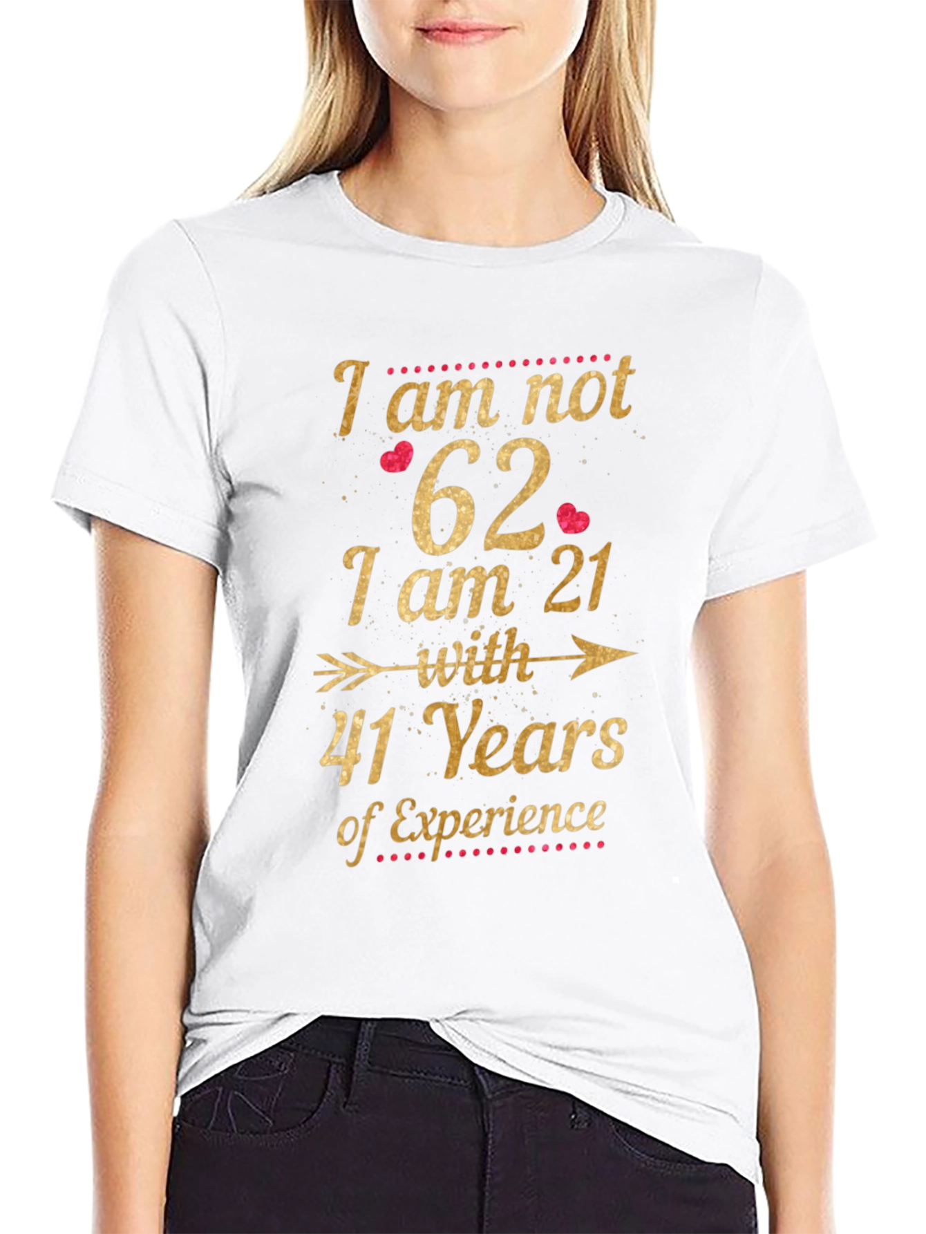 Funny 62nd Birthday T-Shirt 21 with 41 Years Experience