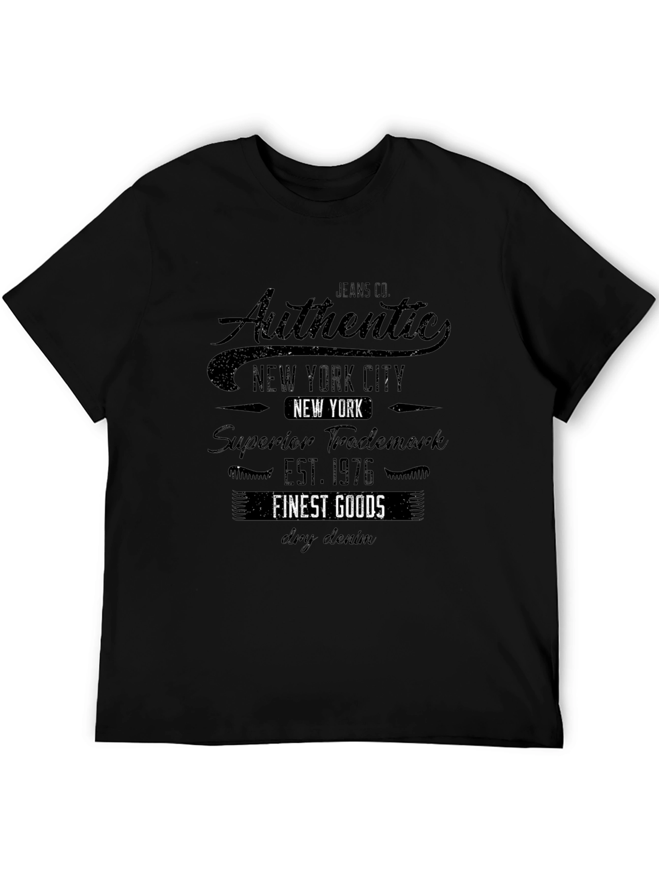 Mens Authentic New York City Graphic T-Shirt