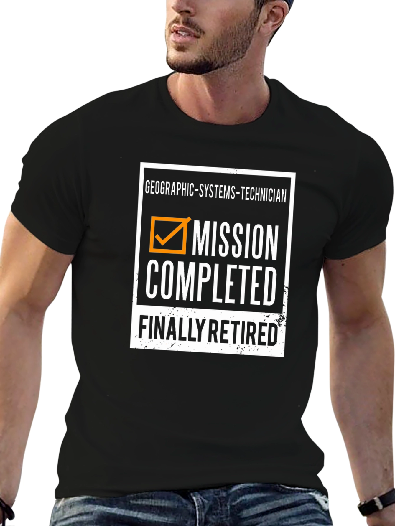 Geographic Systems Technician Mission Completed Retired T-Shirt