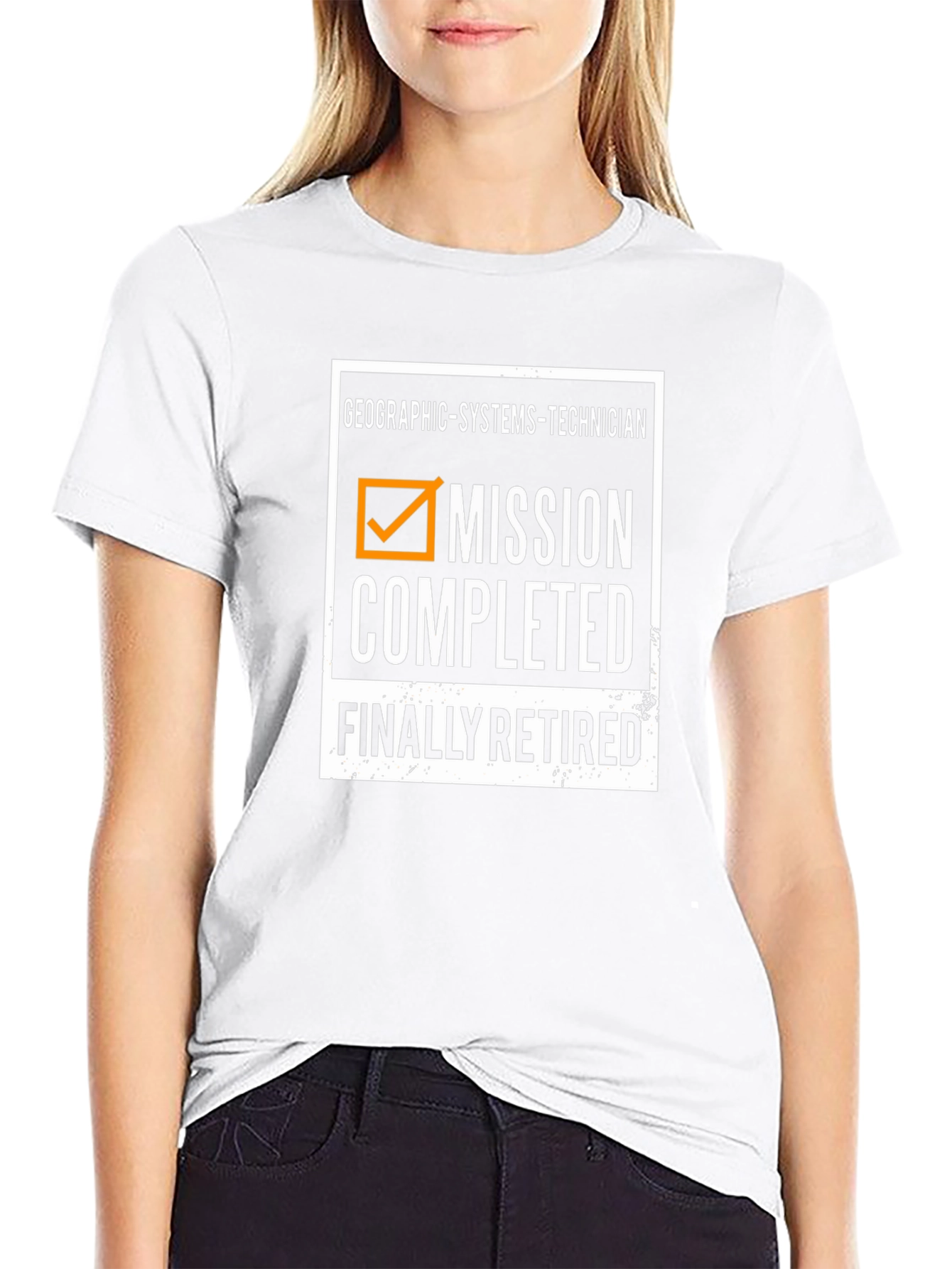 Geographic Systems Technician Mission Completed Retired T-Shirt