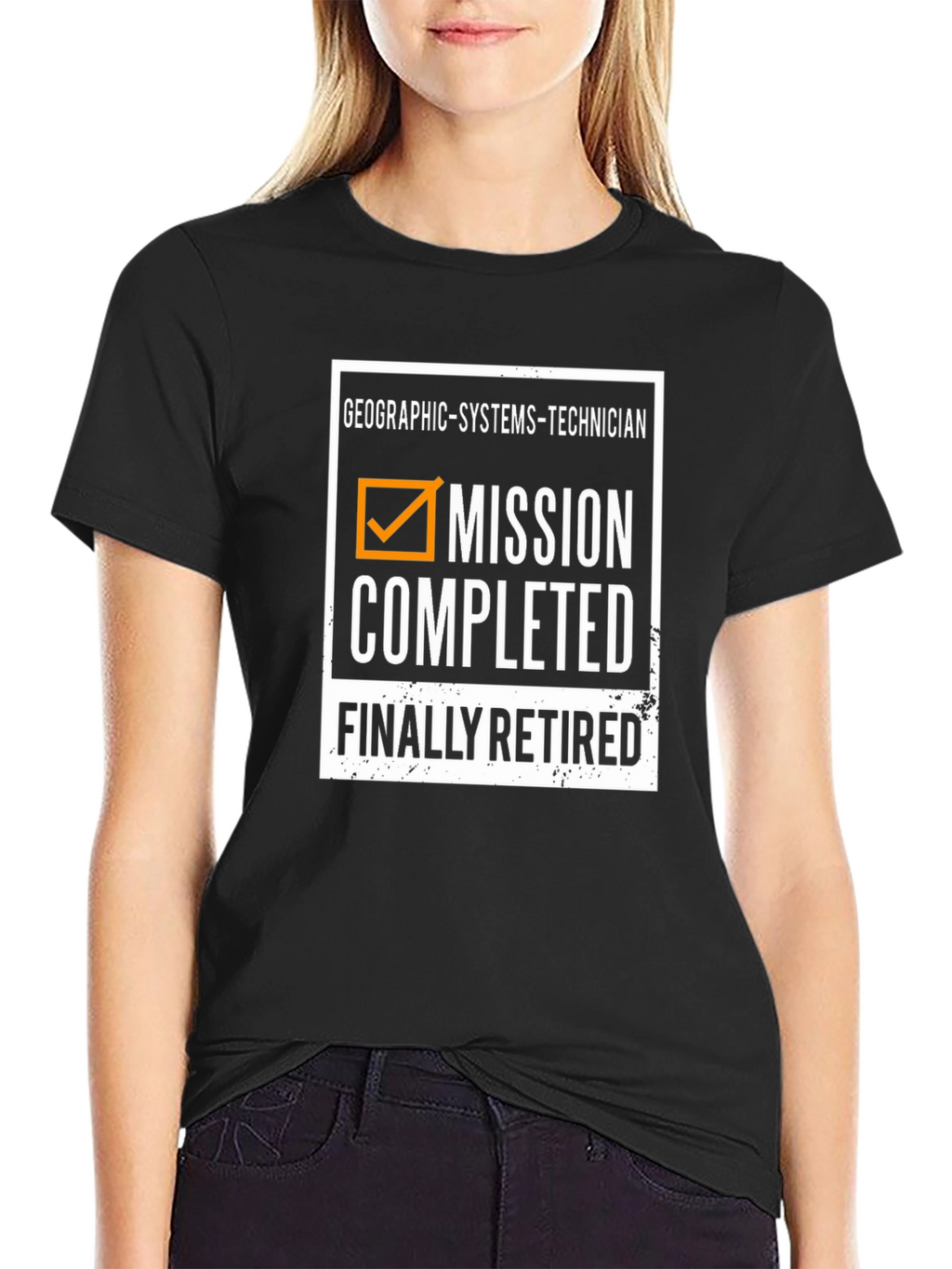 Geographic Systems Technician Mission Completed Retired T-Shirt