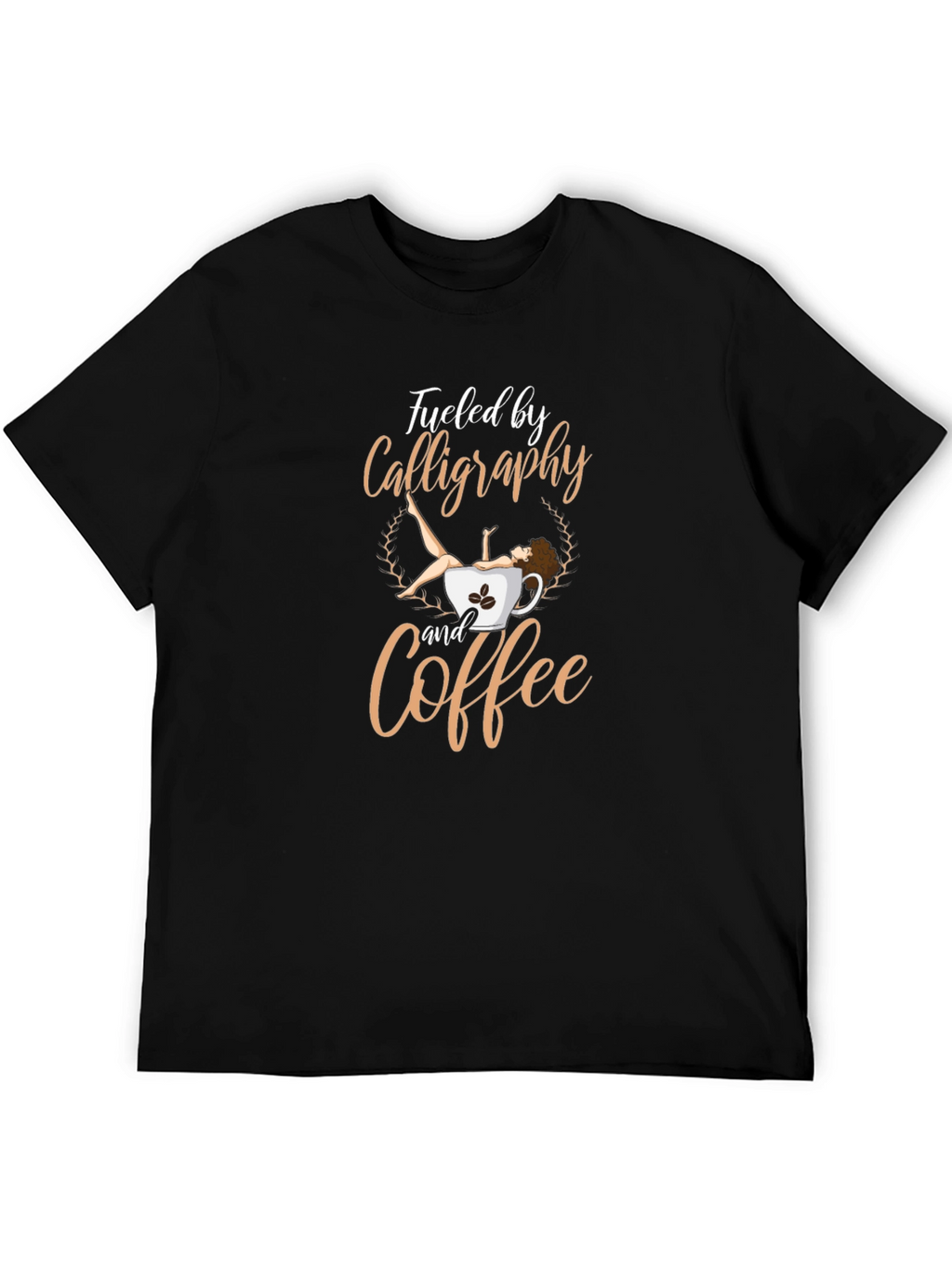 Calligraphy & Coffee Graphic Tee